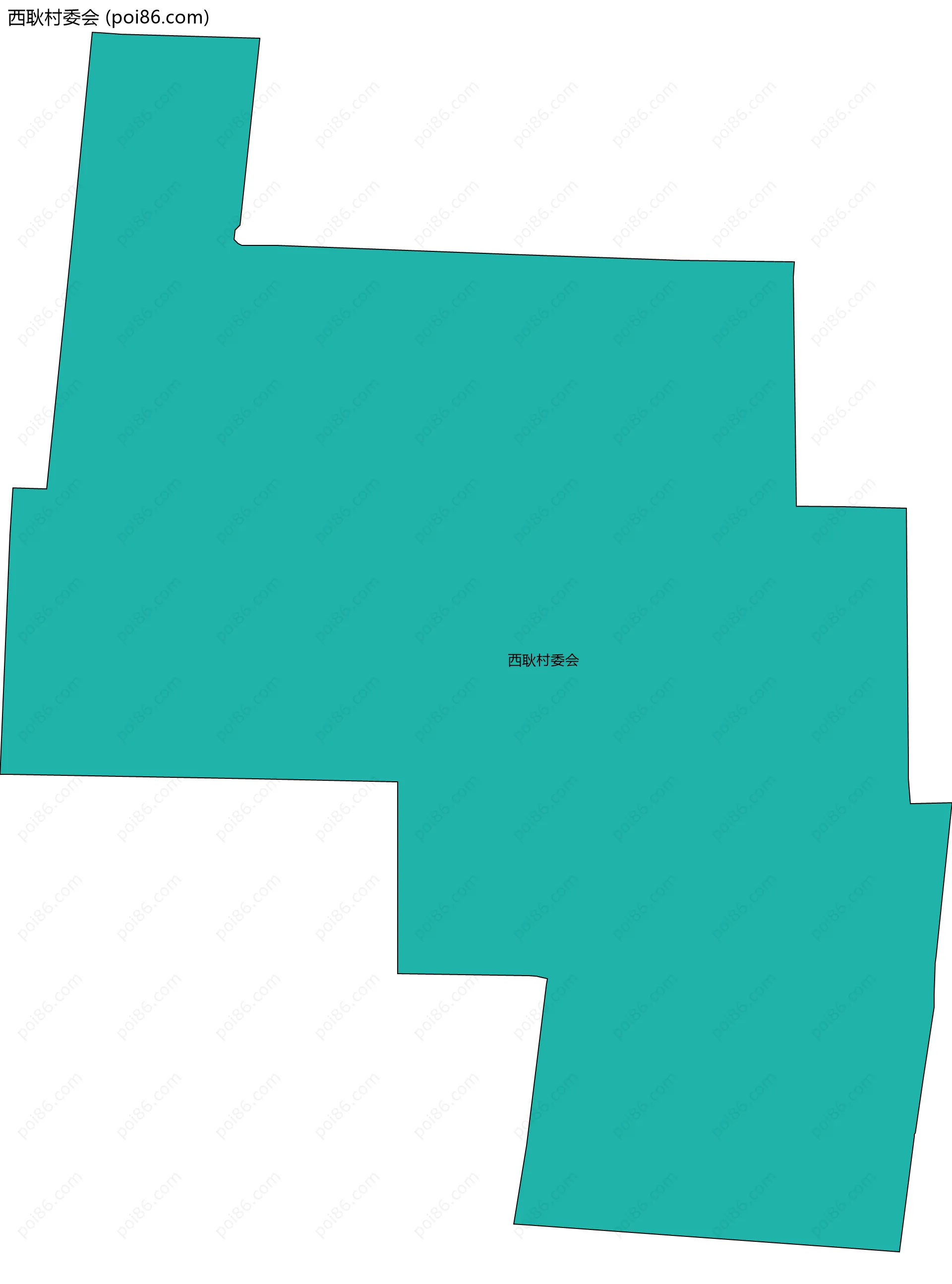 西耿村委会边界地图