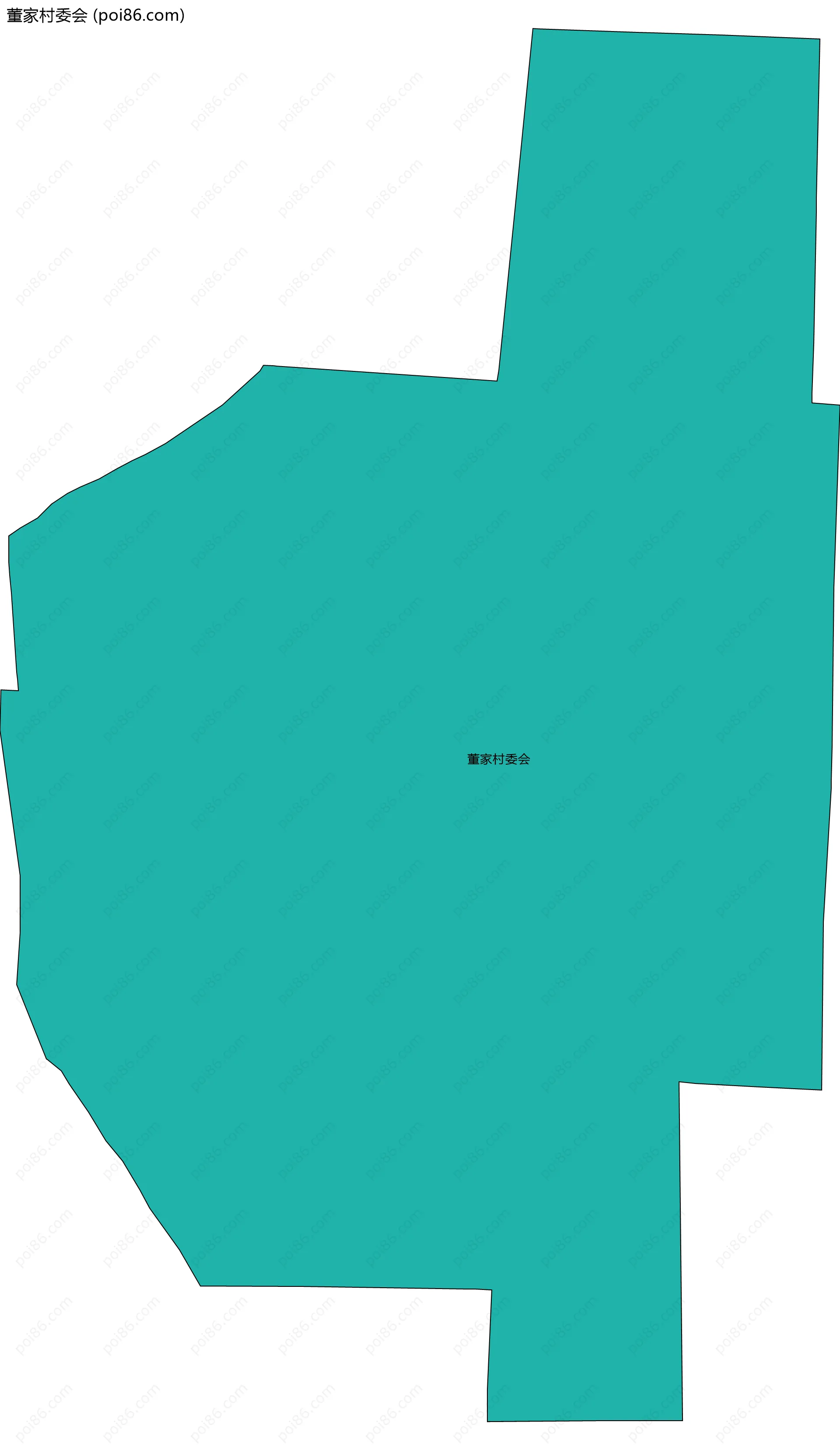 董家村委会边界地图