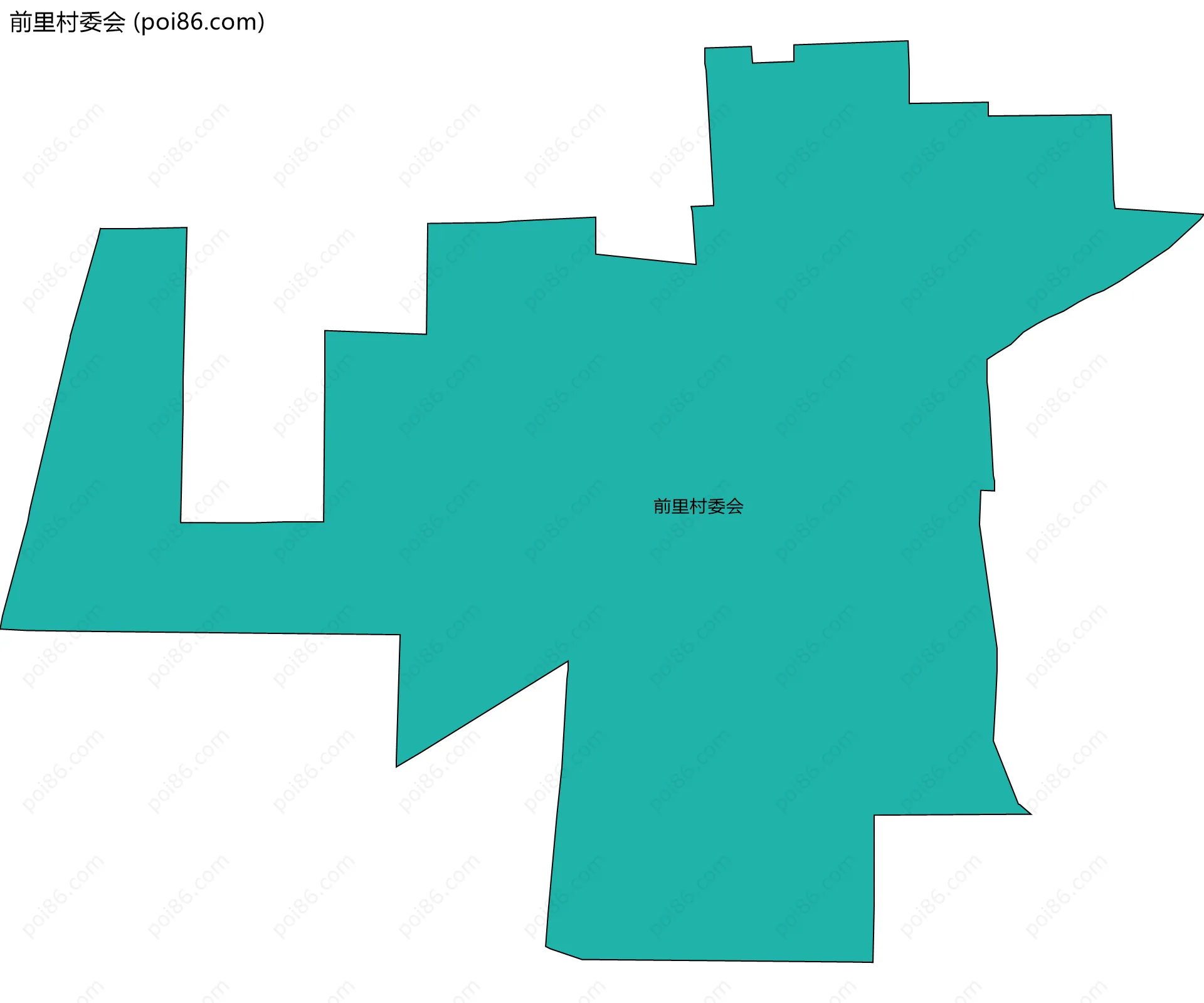 前里村委会边界地图