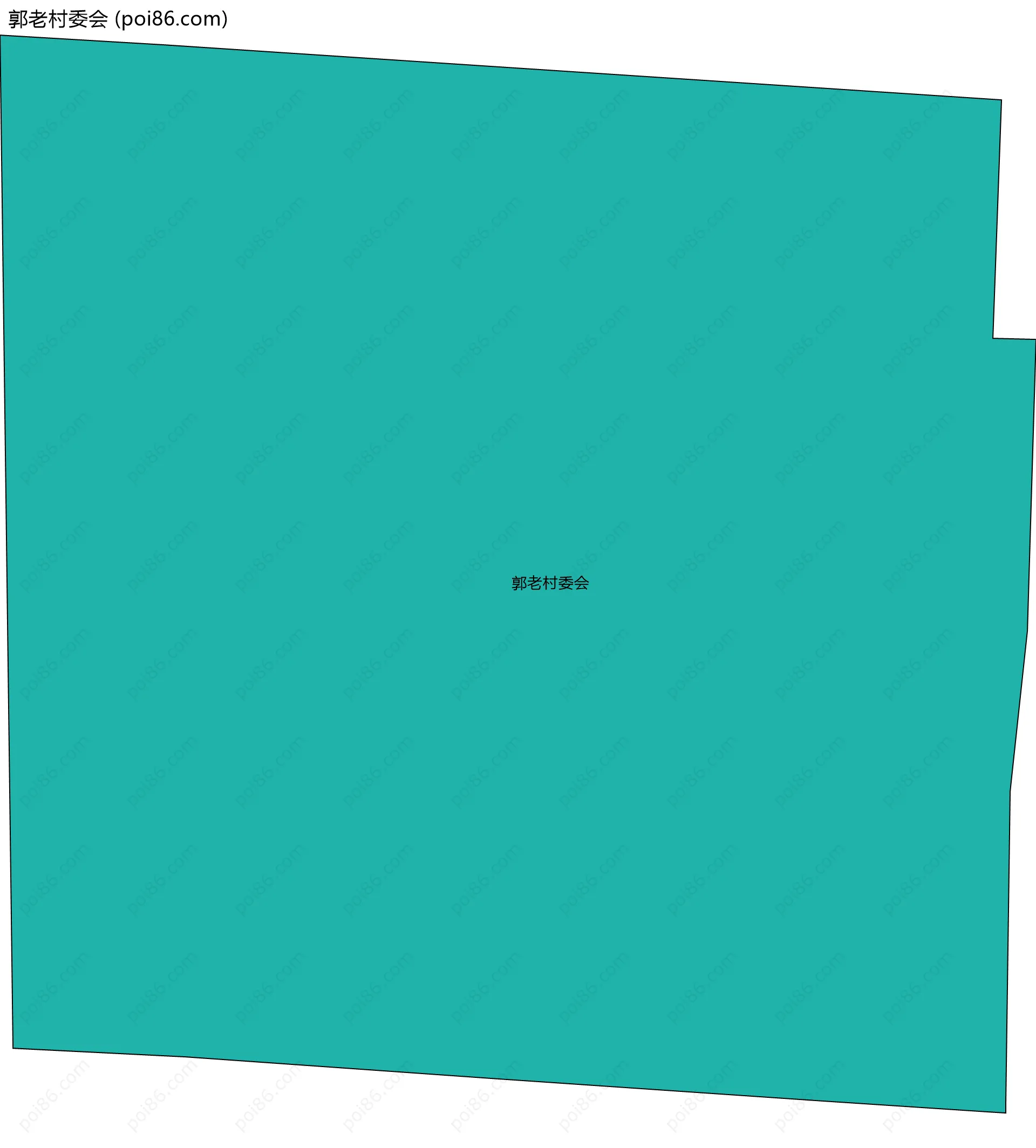 郭老村委会边界地图