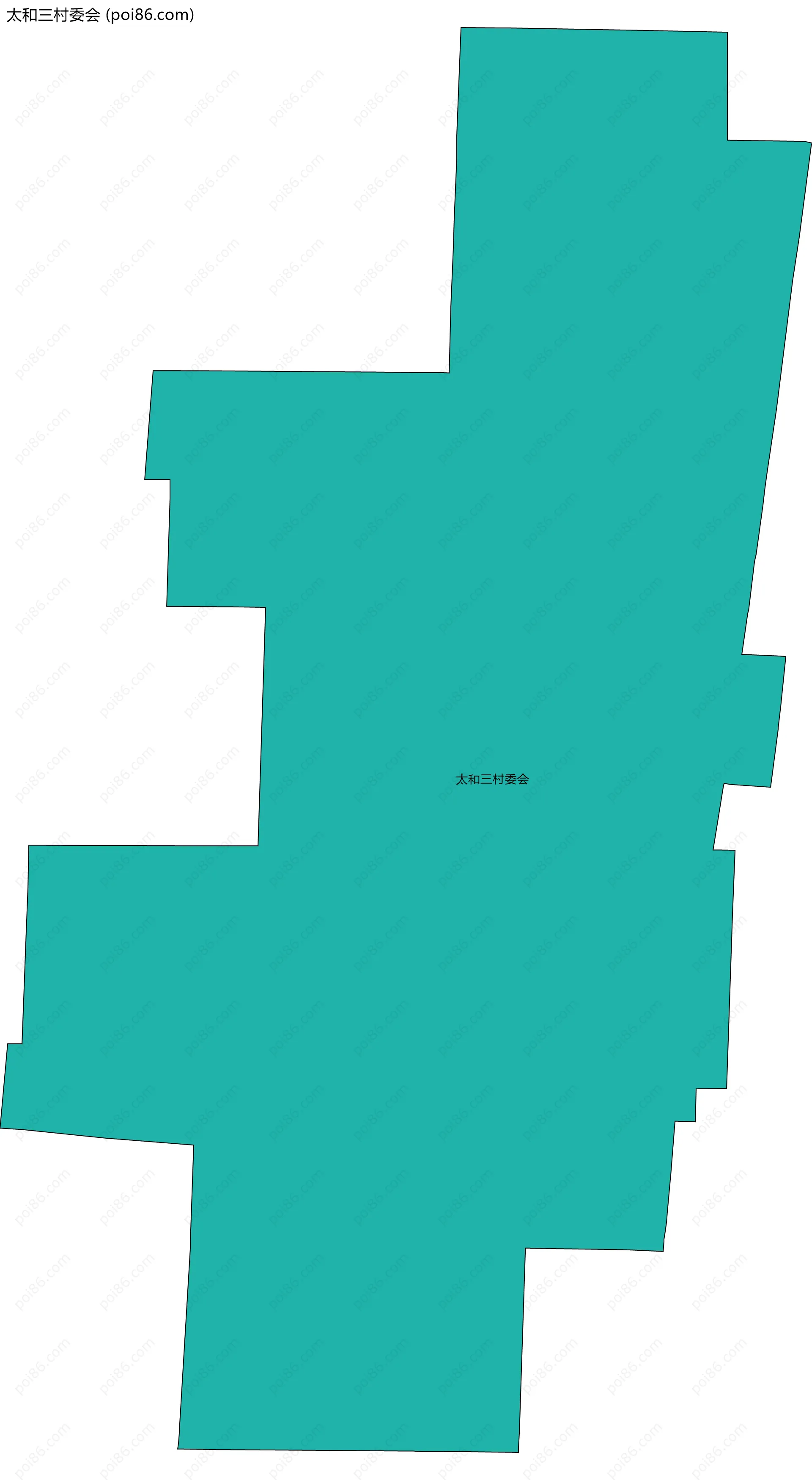 太和三村委会边界地图