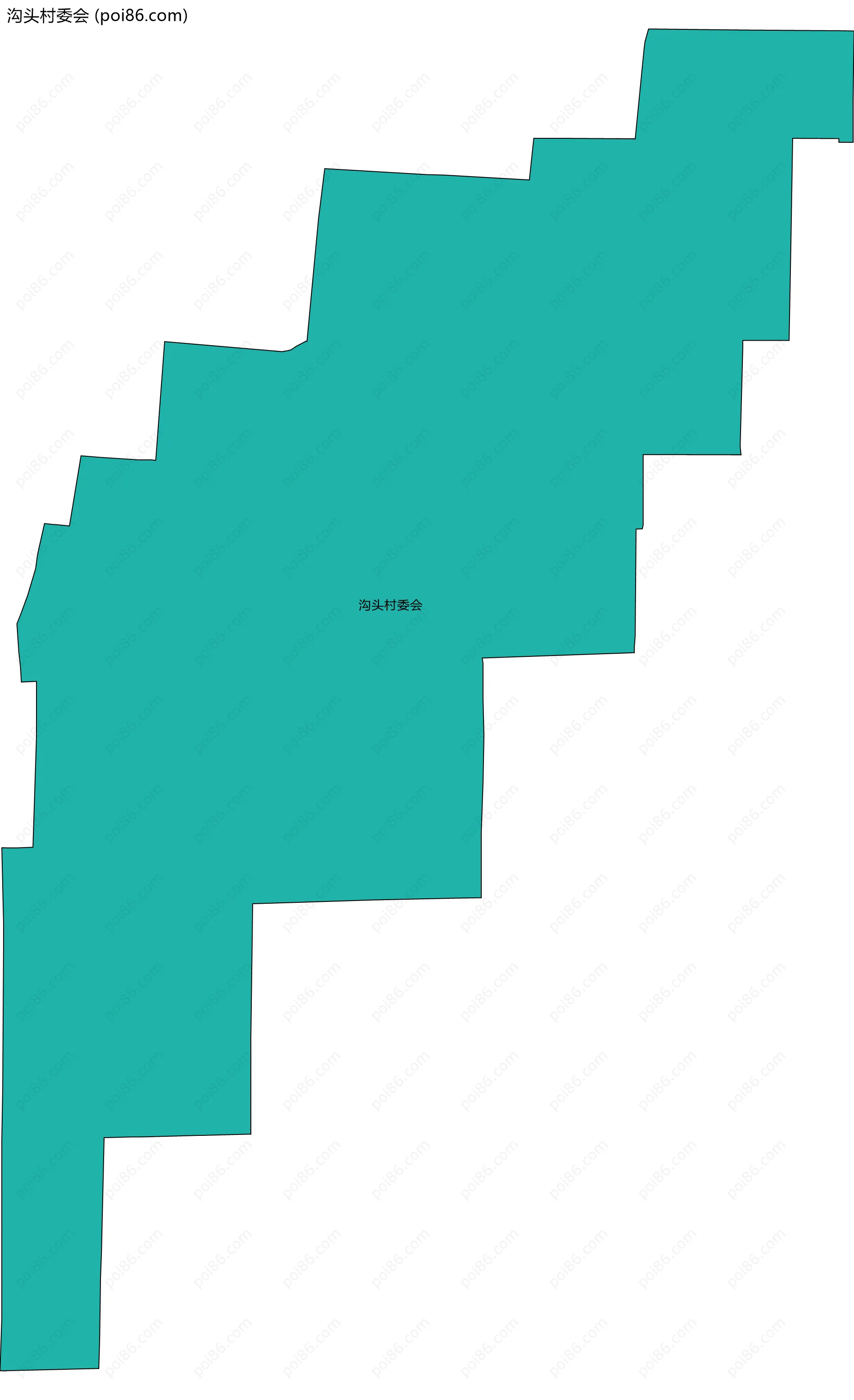 沟头村委会边界地图