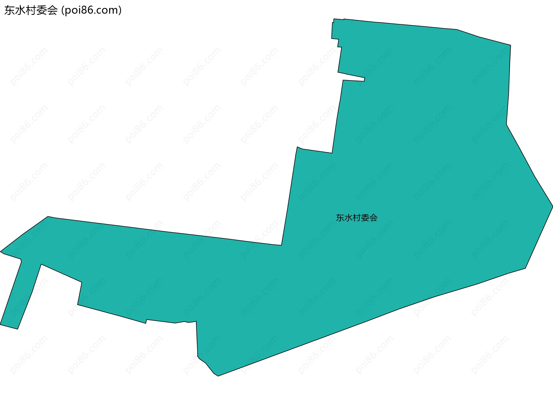 东水村委会边界地图