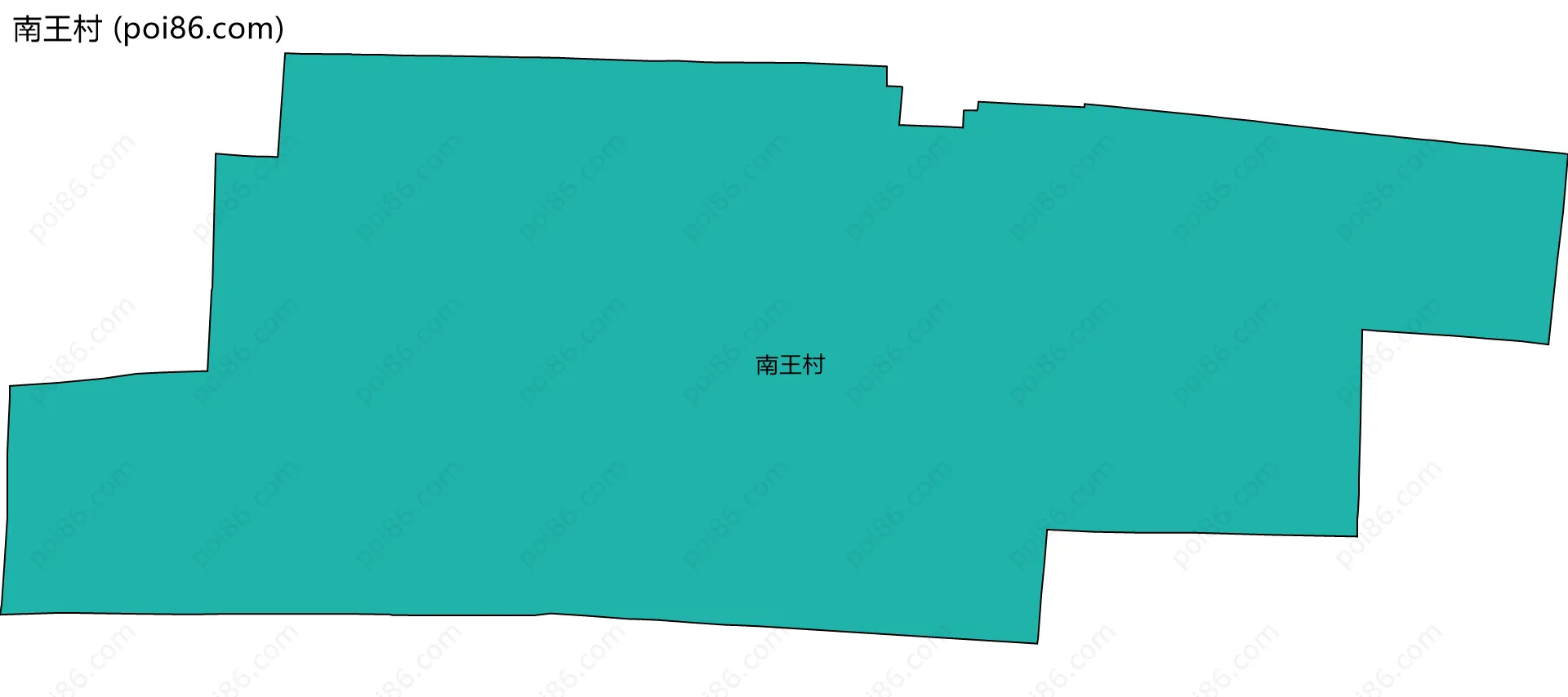 南王村边界地图