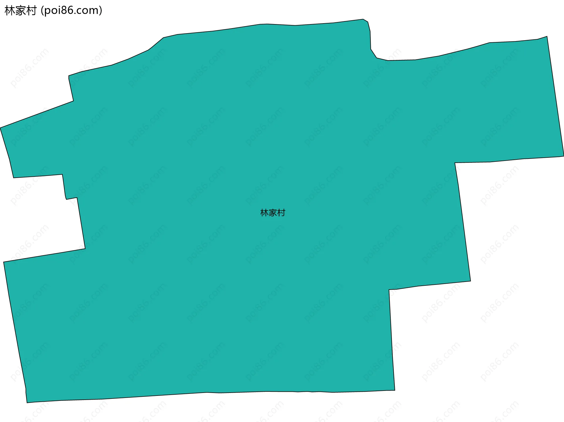 林家村边界地图