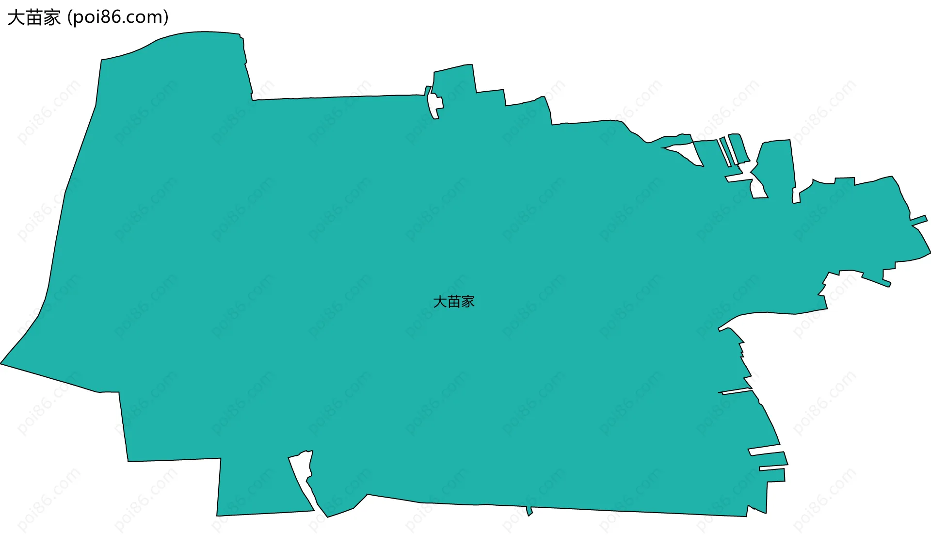 大苗家边界地图