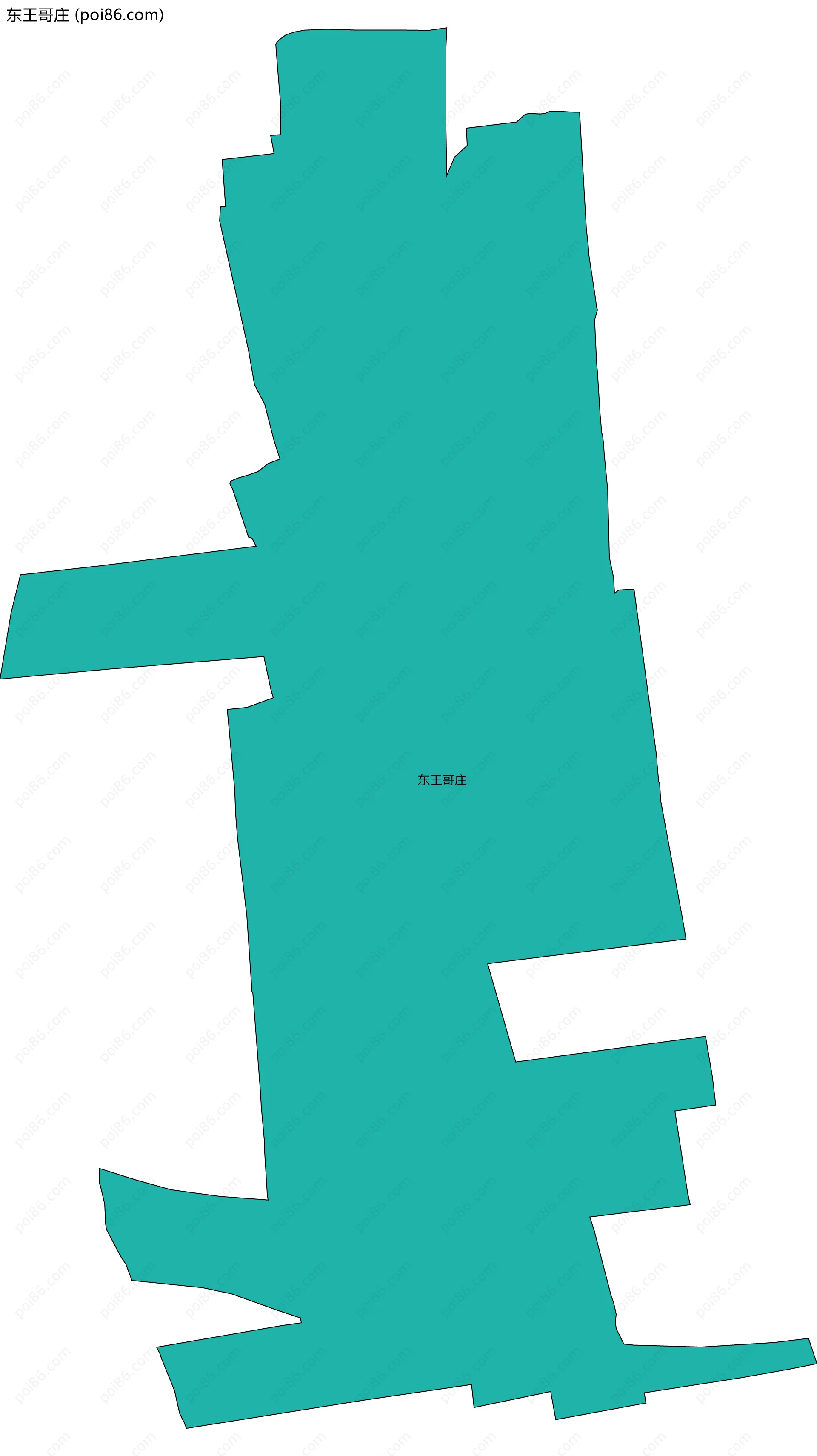 东王哥庄边界地图