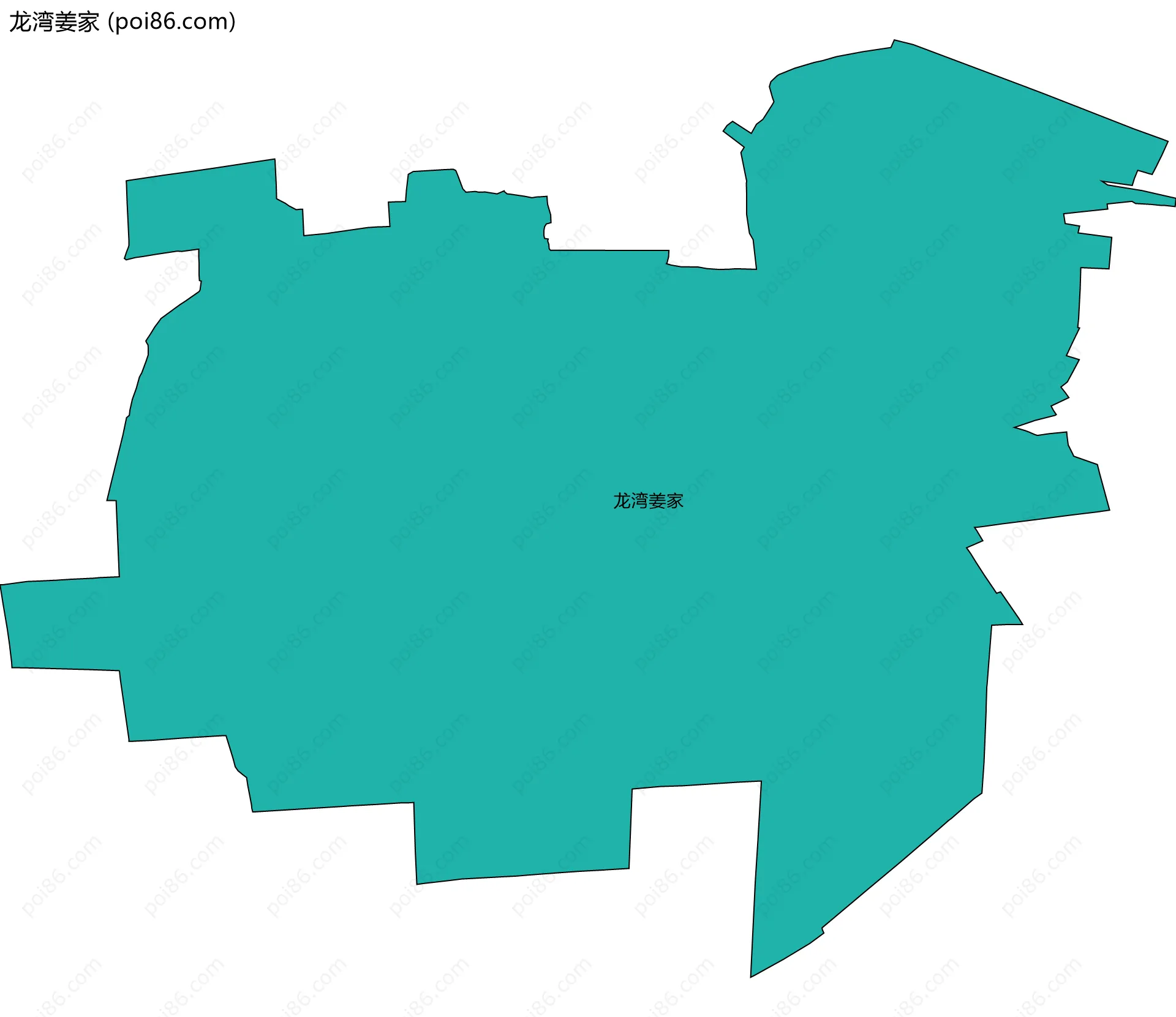 龙湾姜家边界地图