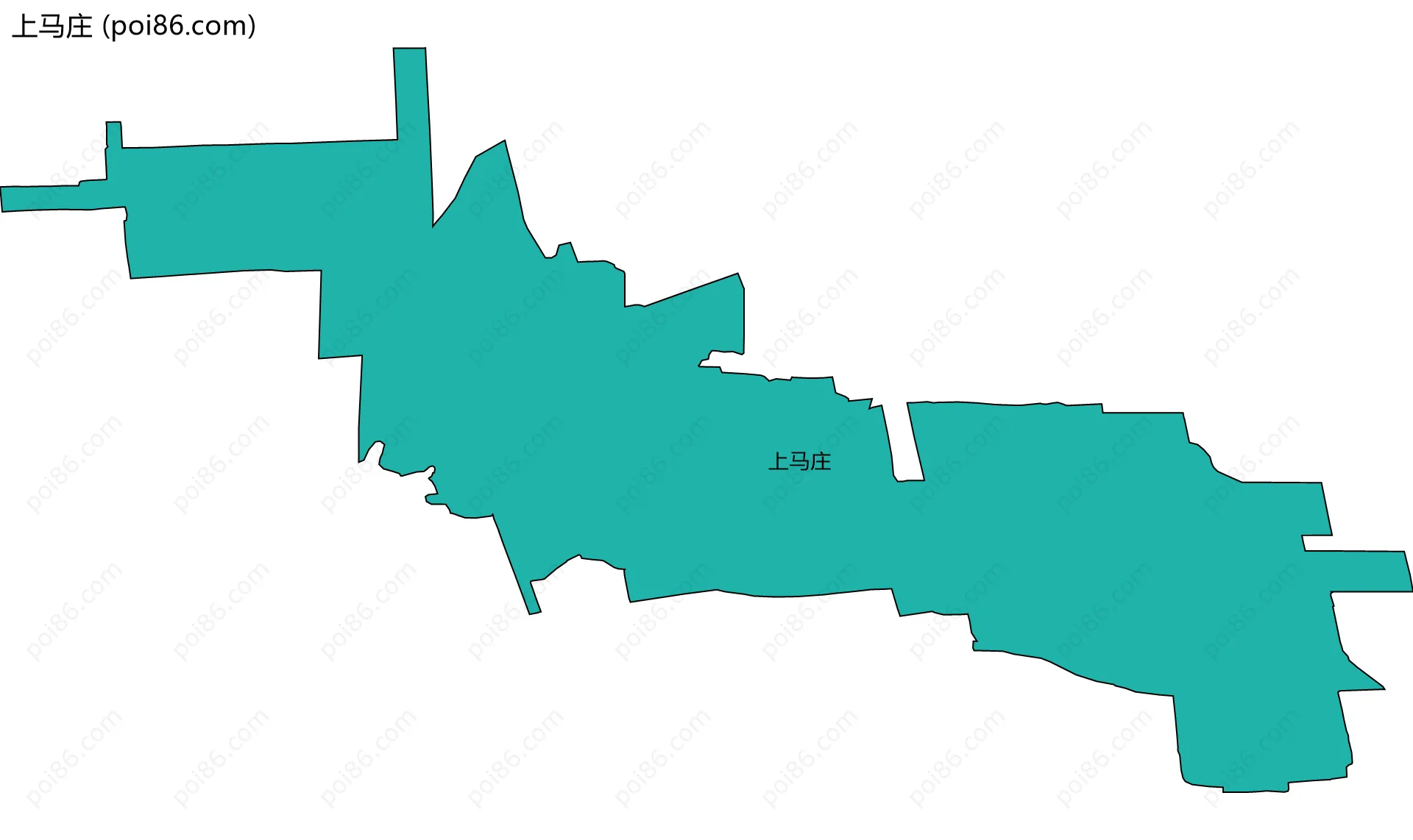 上马庄边界地图