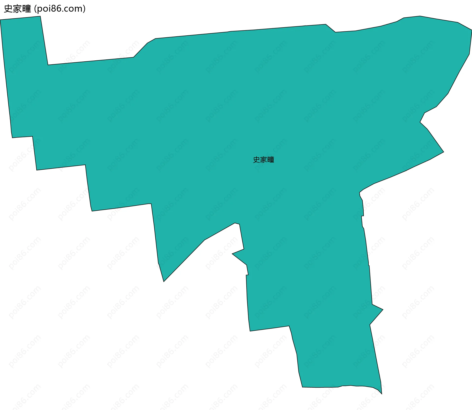 史家疃边界地图