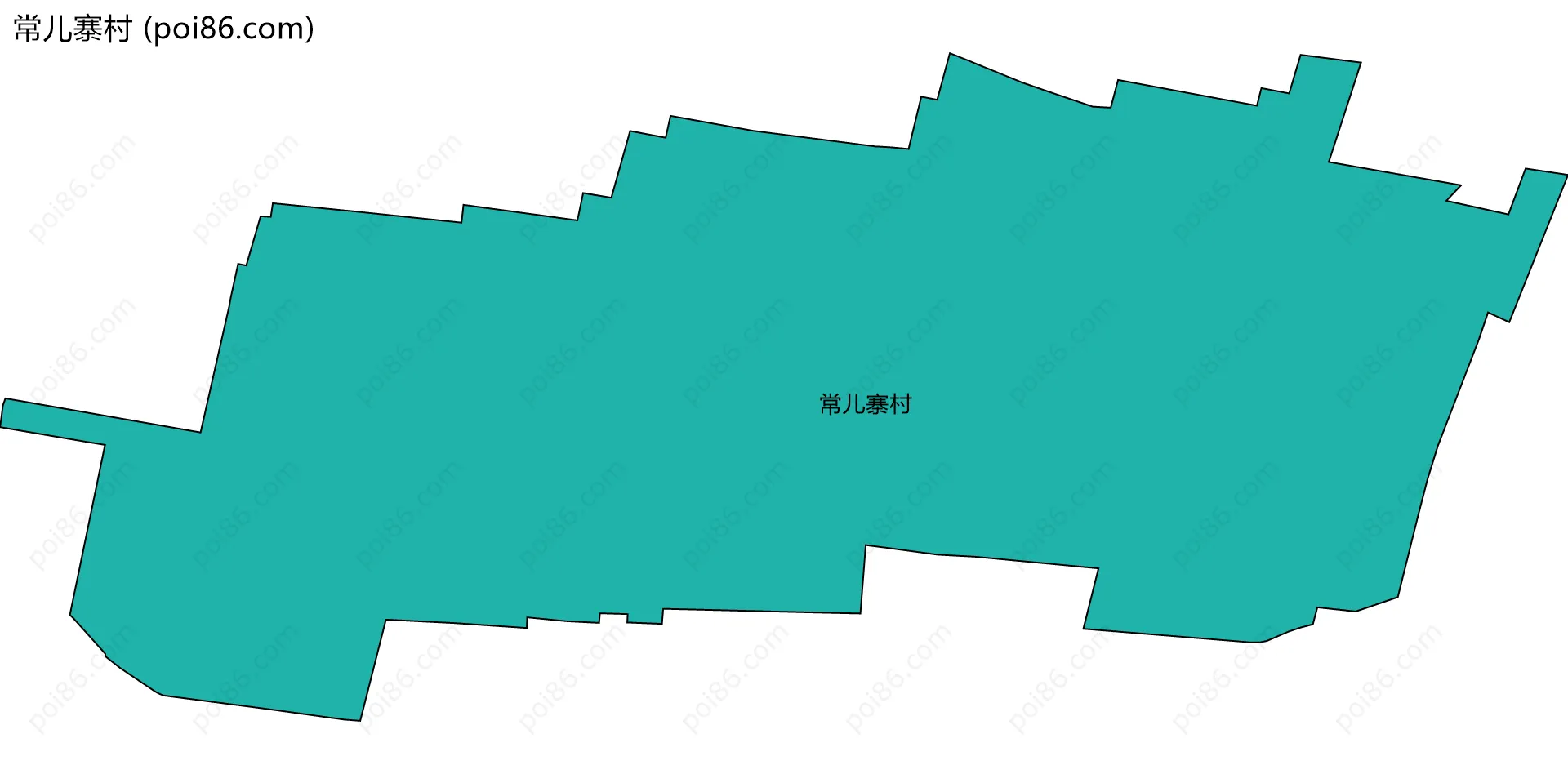 常儿寨村边界地图