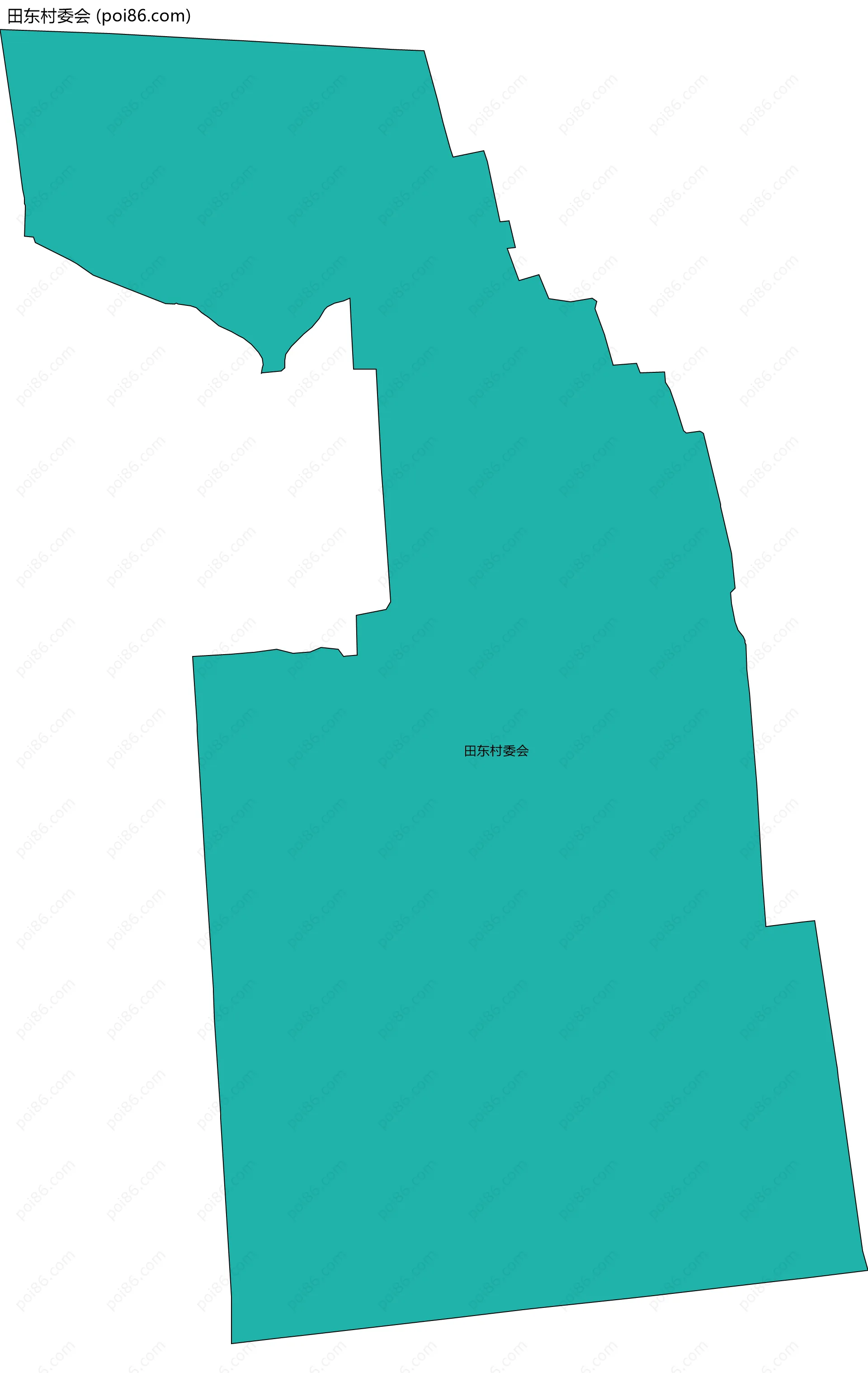 田东村委会边界地图