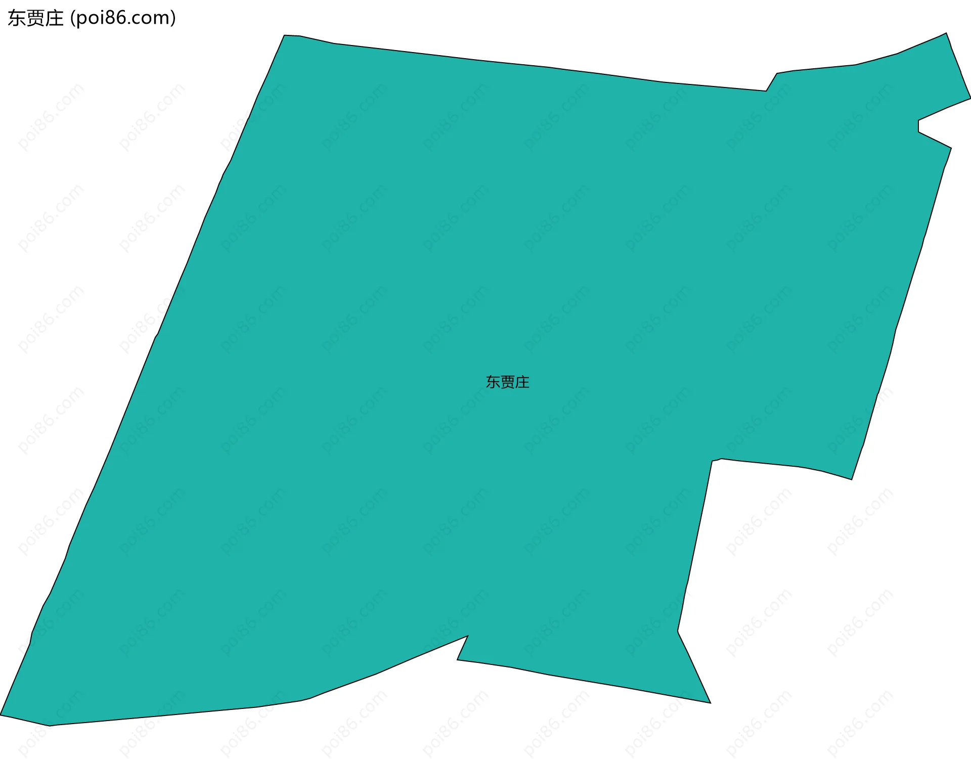东贾庄边界地图