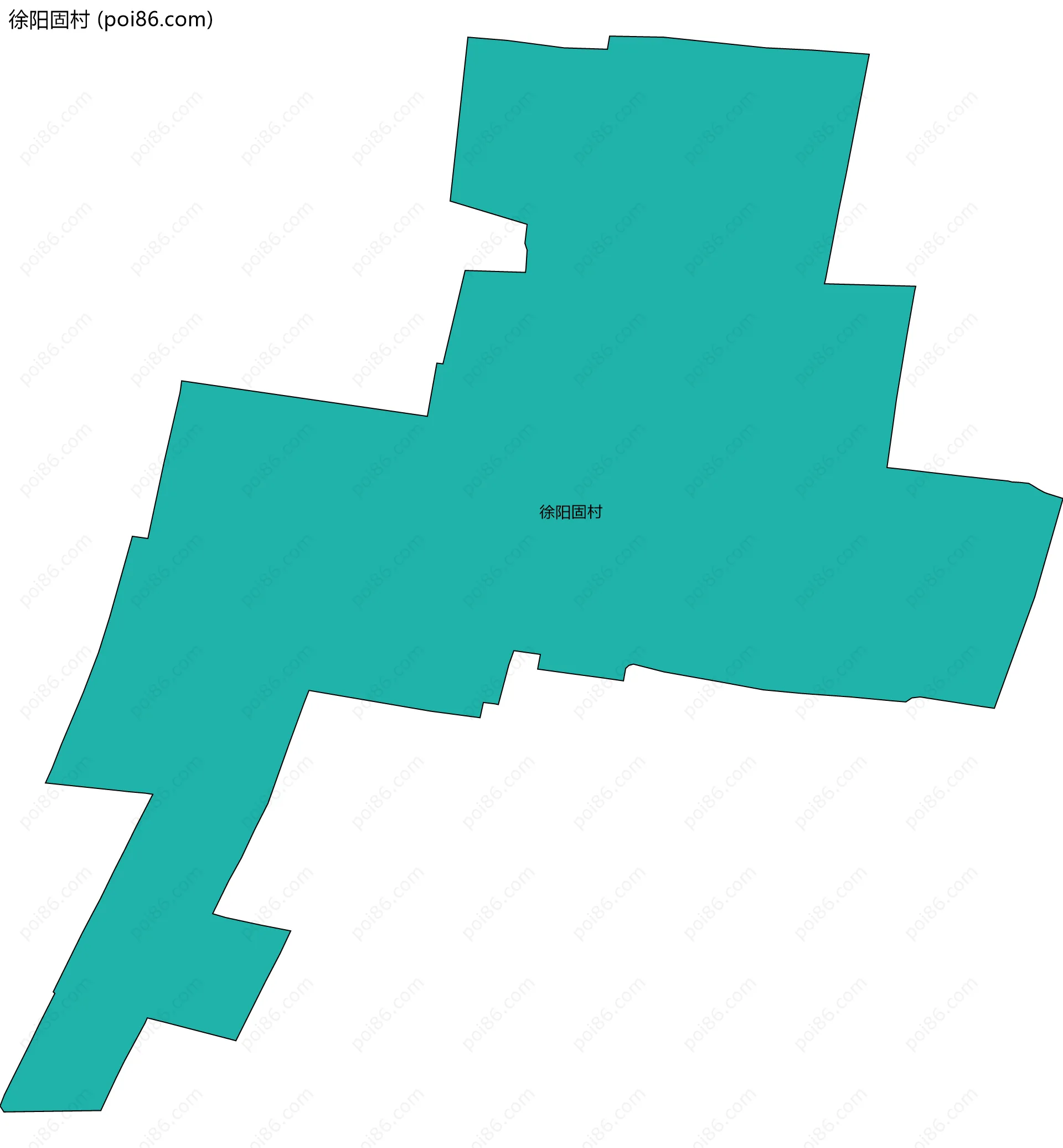 徐阳固村边界地图