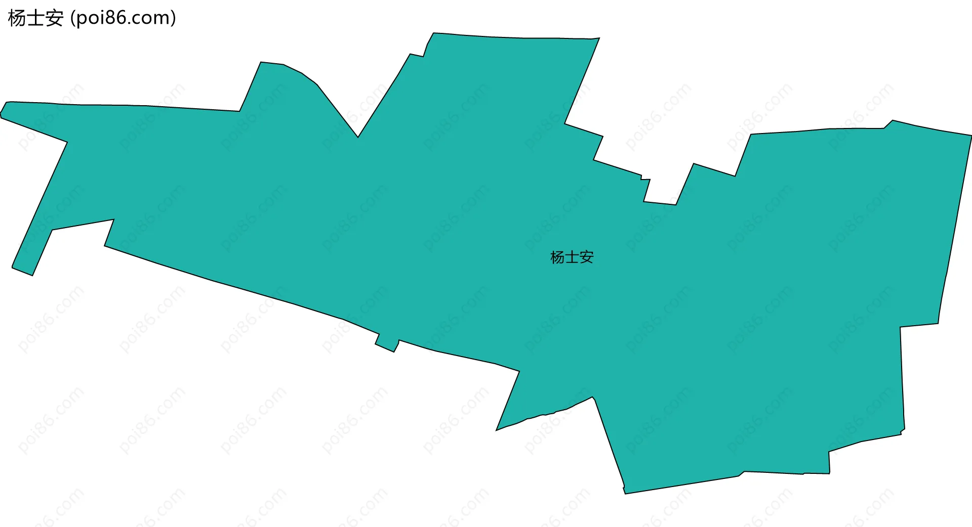 杨士安边界地图
