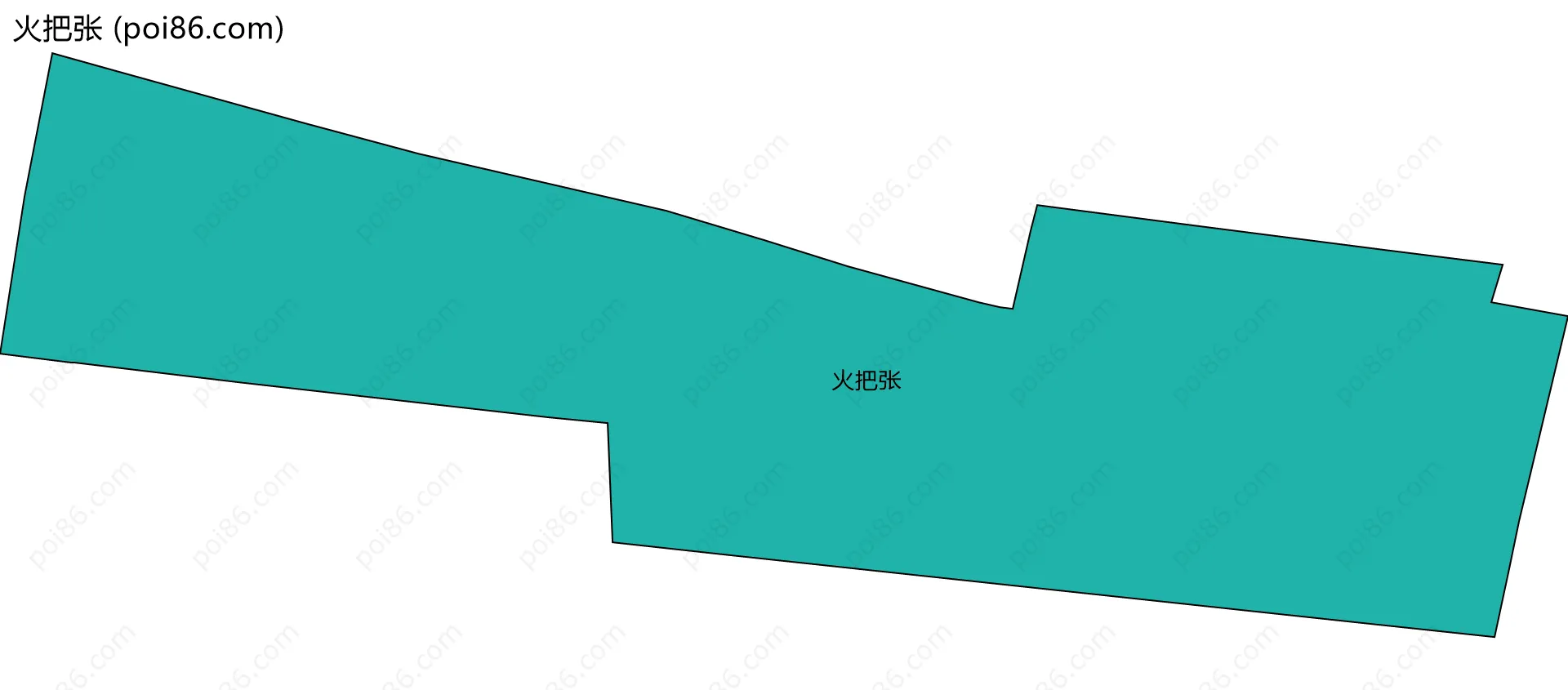 火把张边界地图