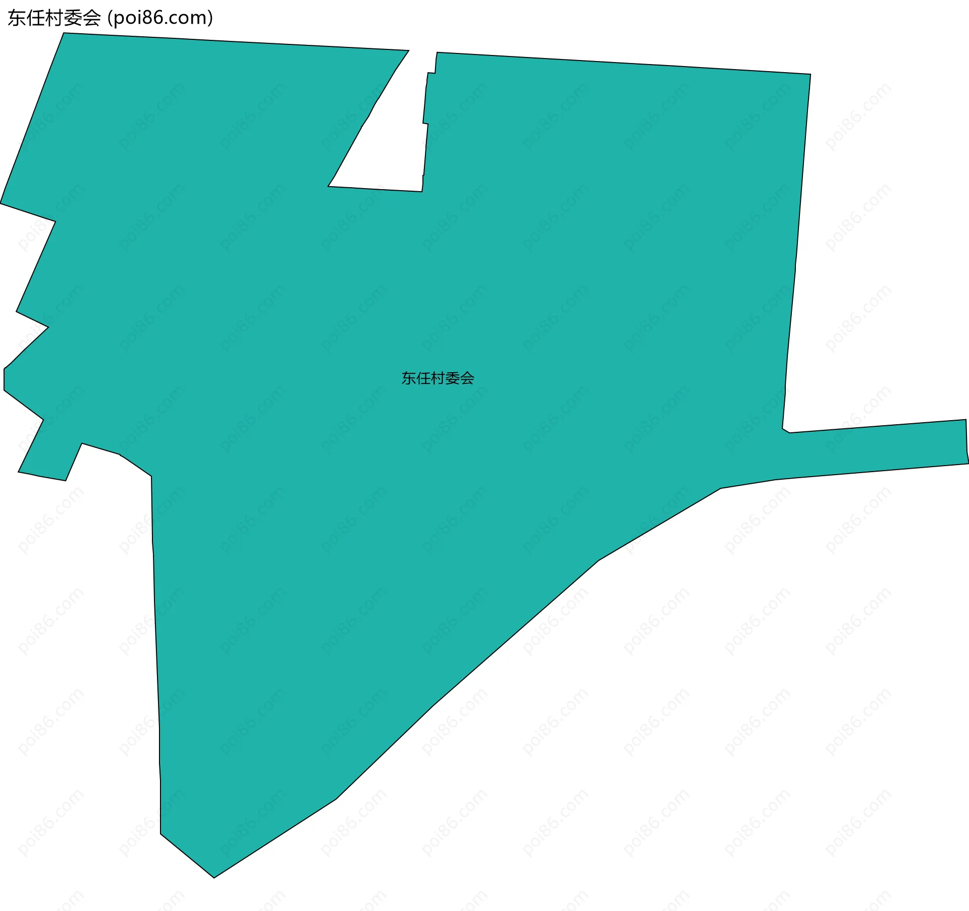 东任村委会边界地图