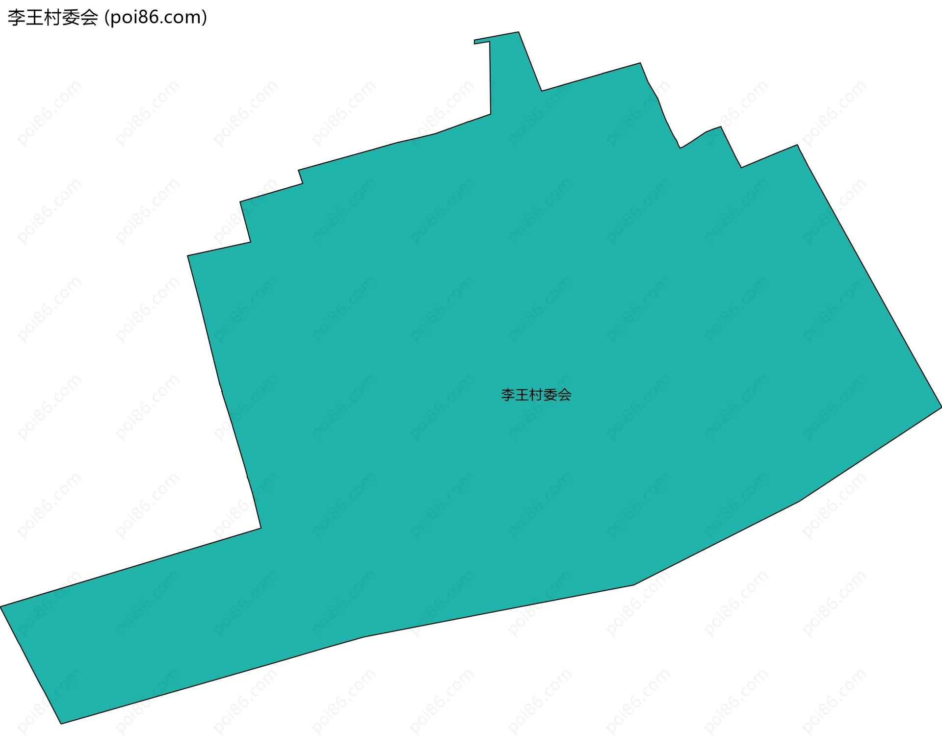 李王村委会边界地图