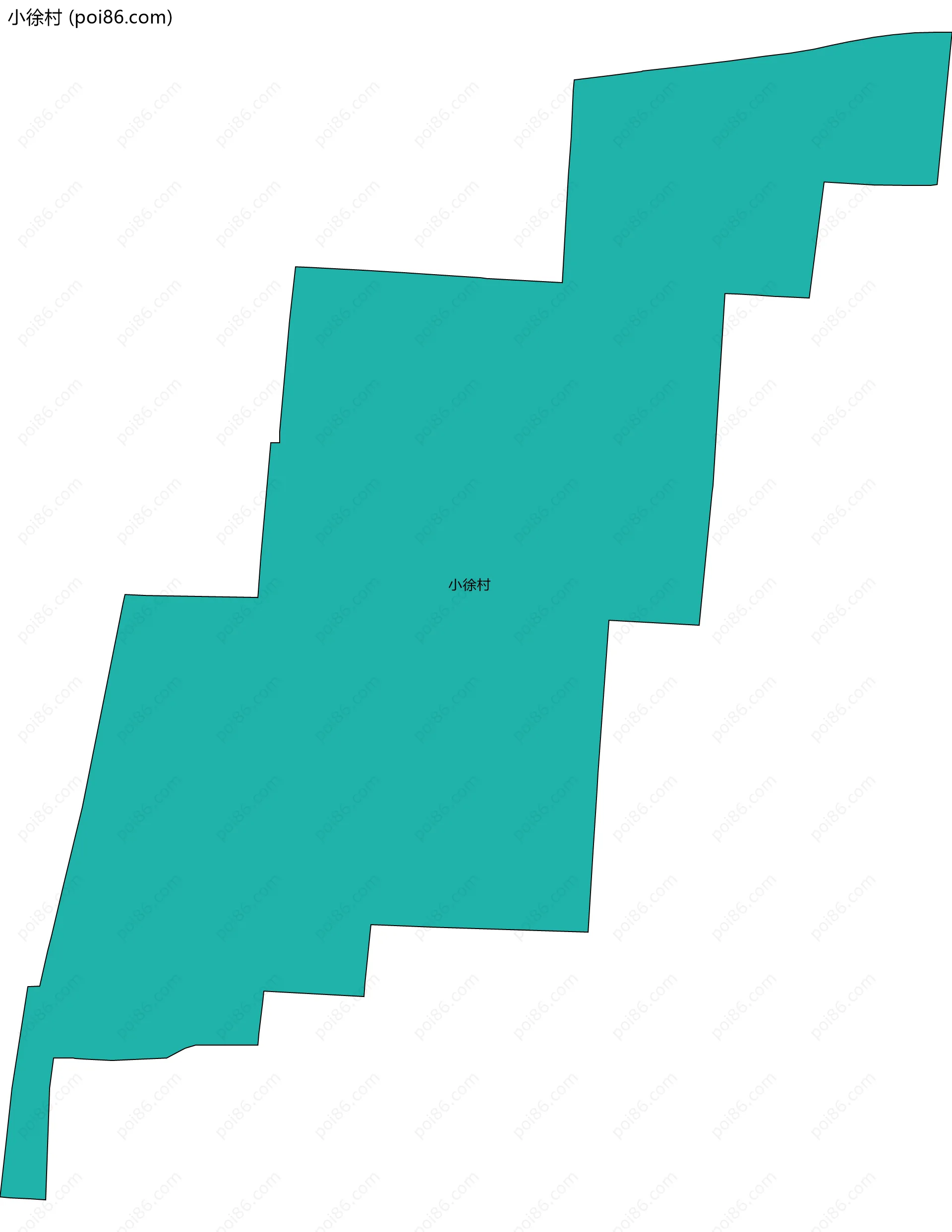 小徐村边界地图