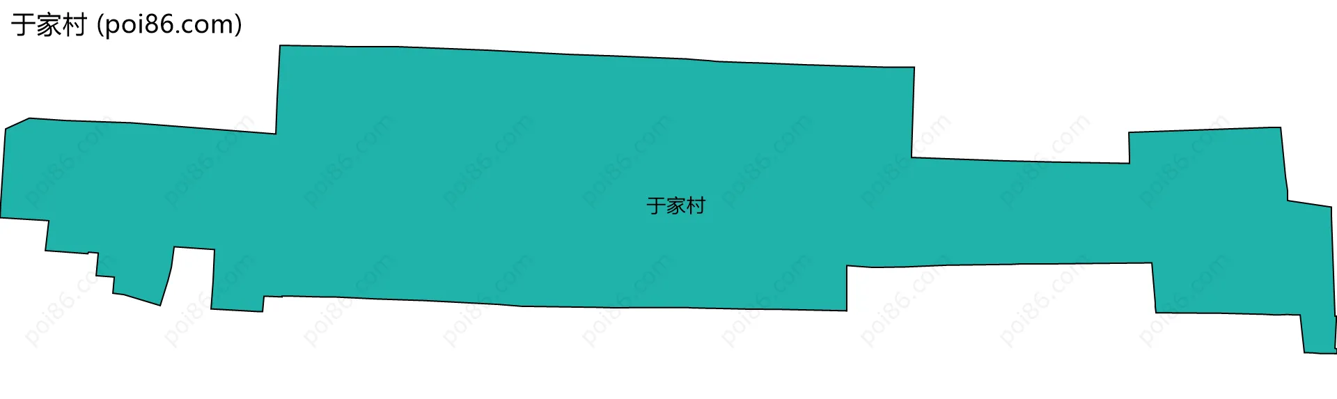 于家村边界地图