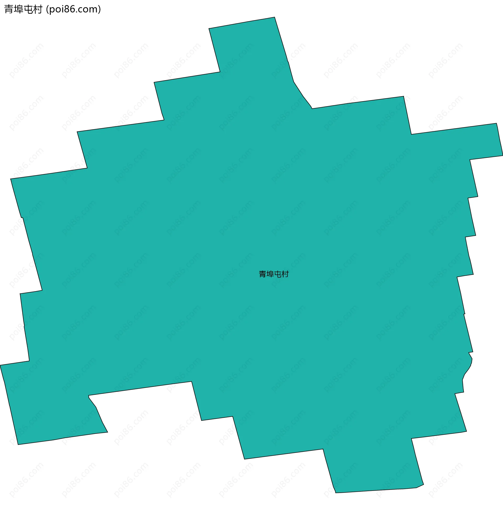 青埠屯村边界地图