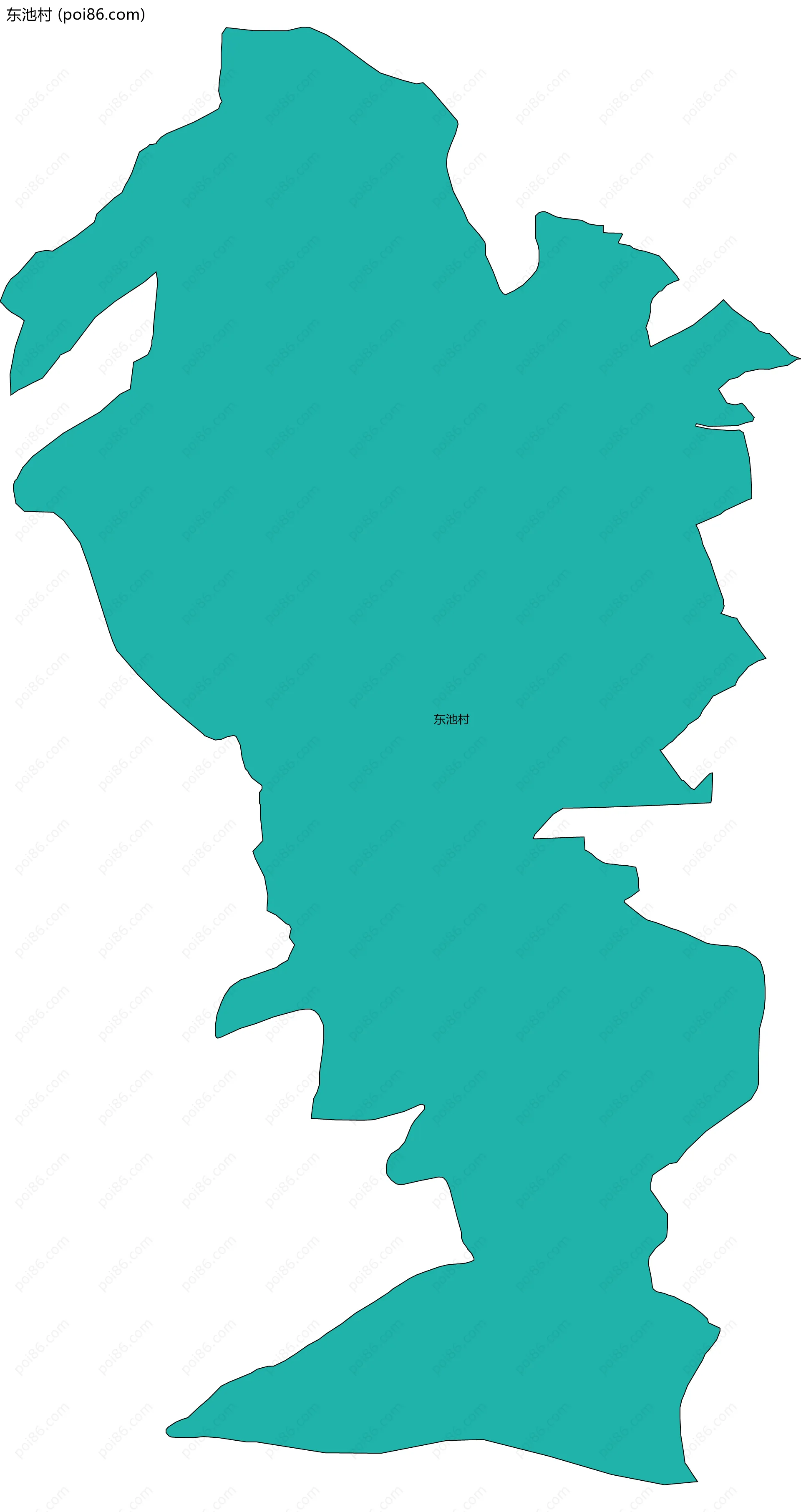 东池村边界地图