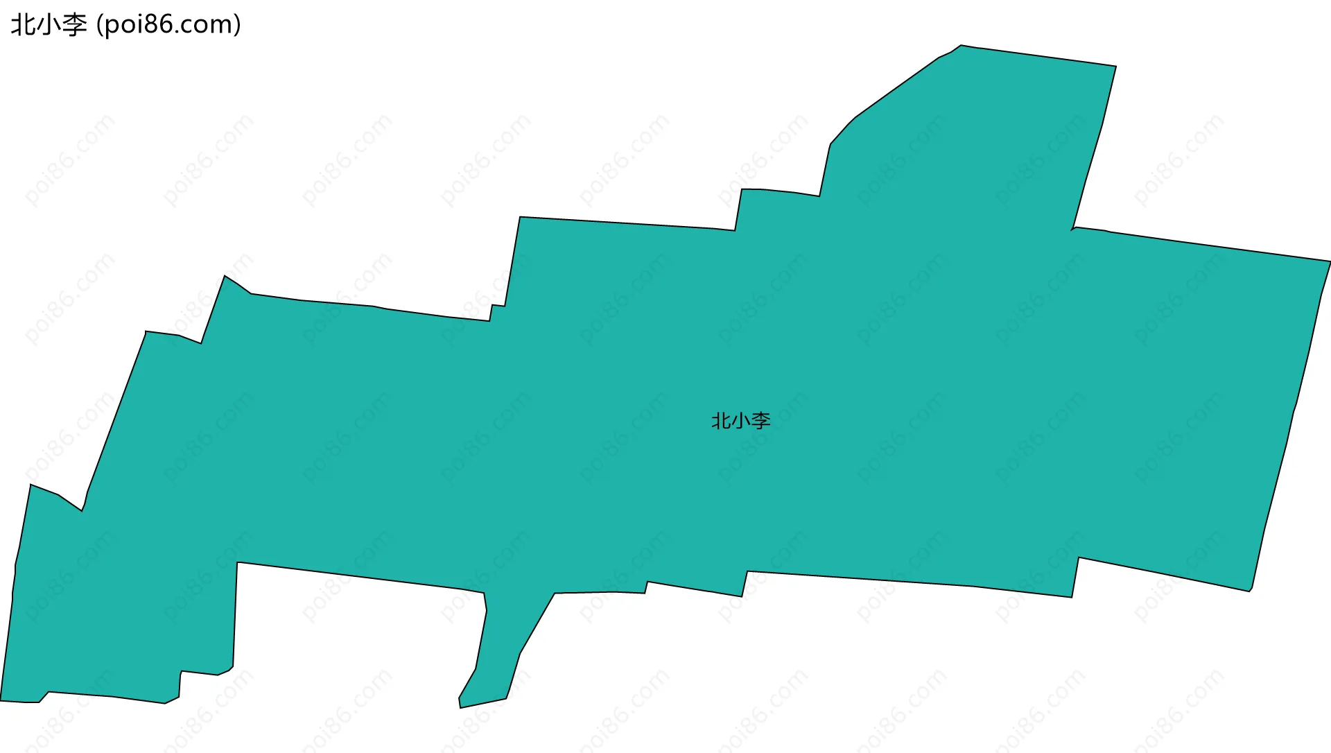 北小李边界地图