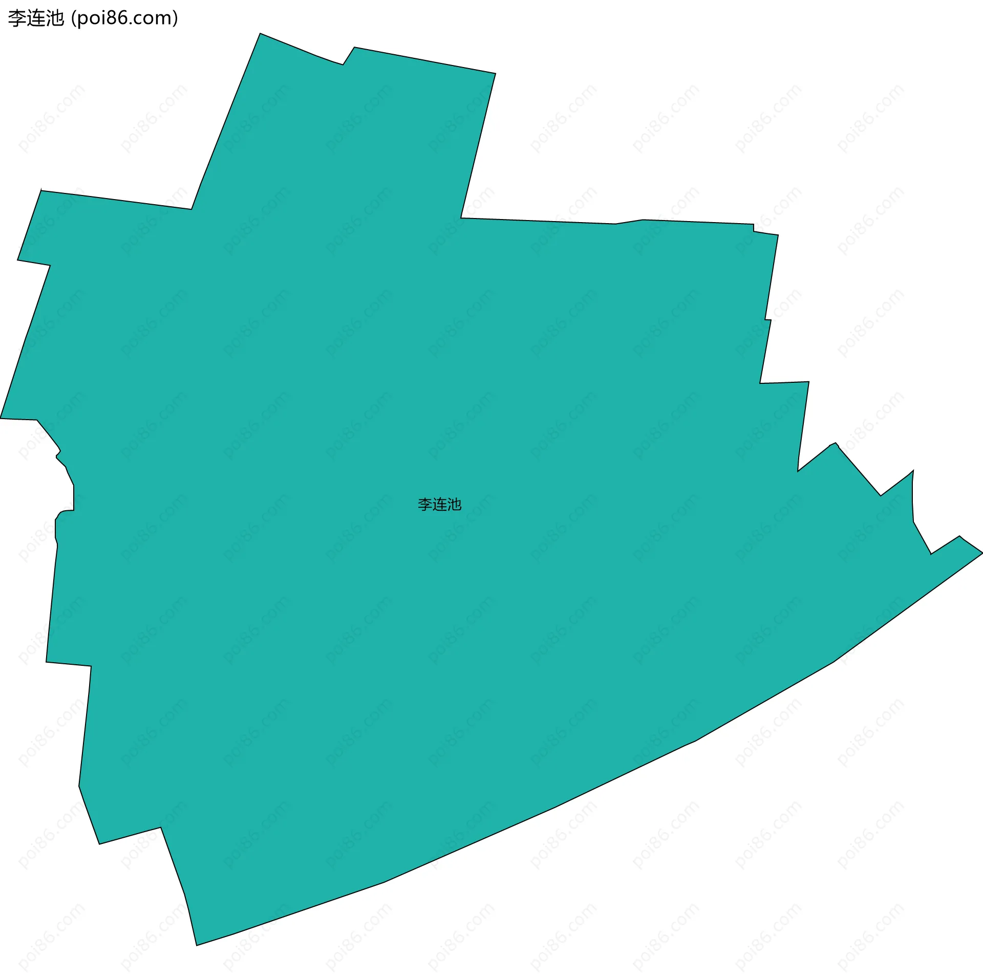 李连池边界地图