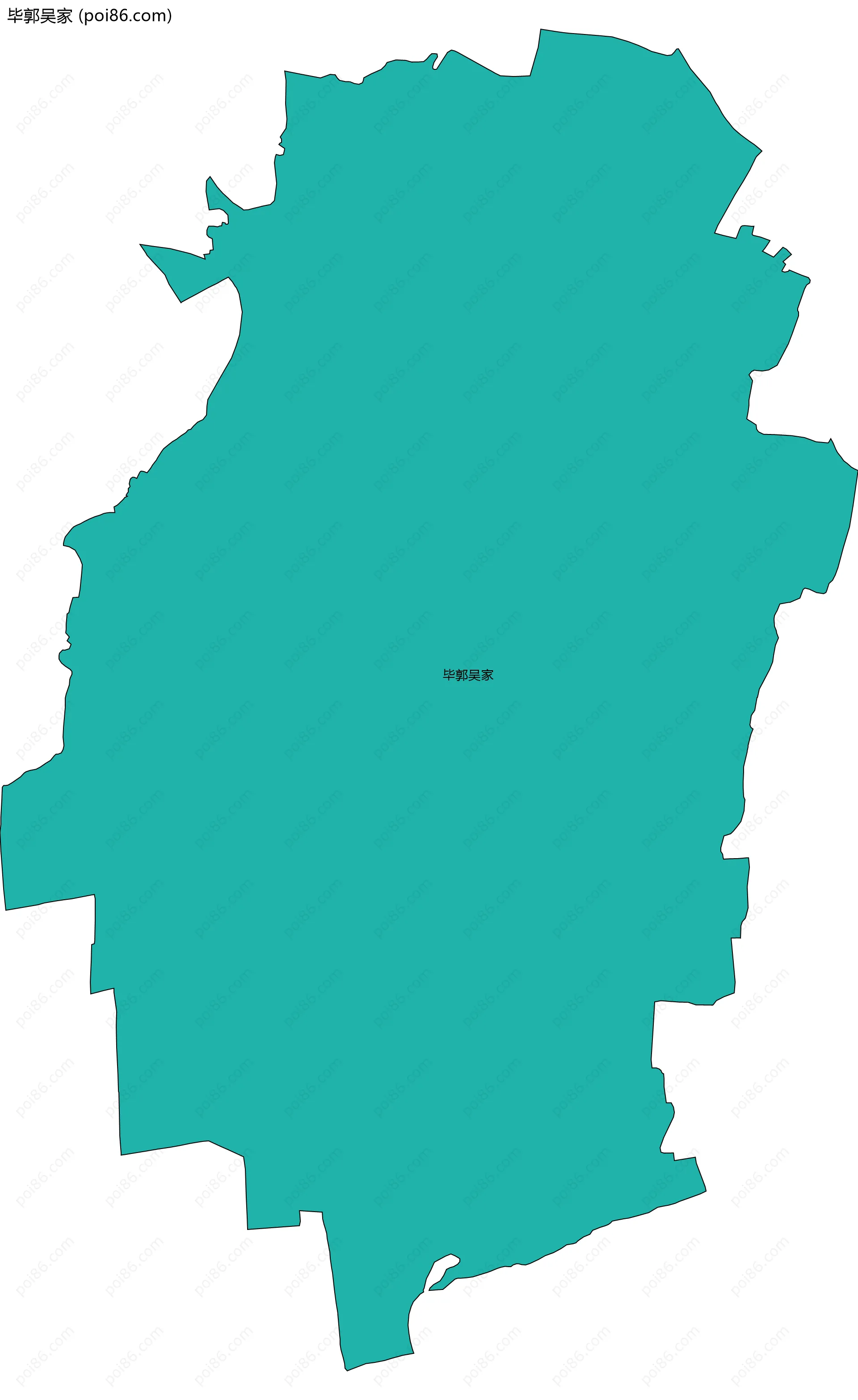 毕郭吴家边界地图