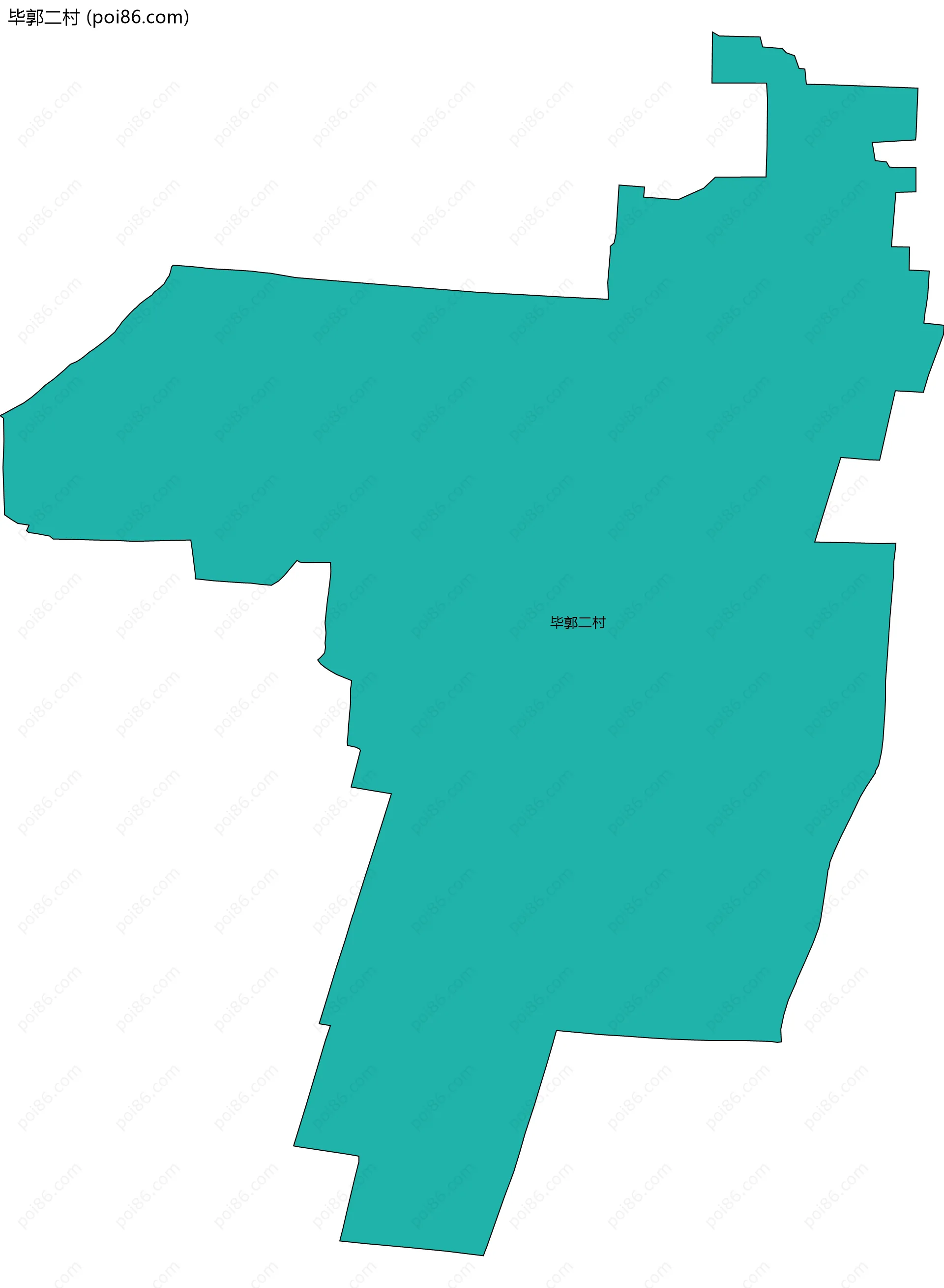 毕郭二村边界地图
