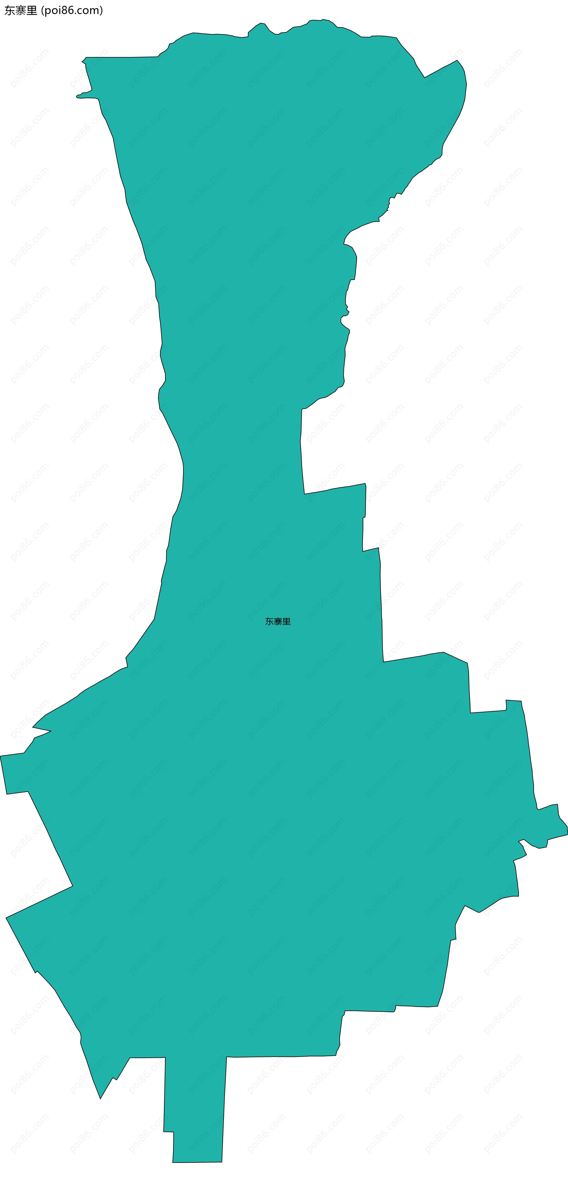 东寨里边界地图