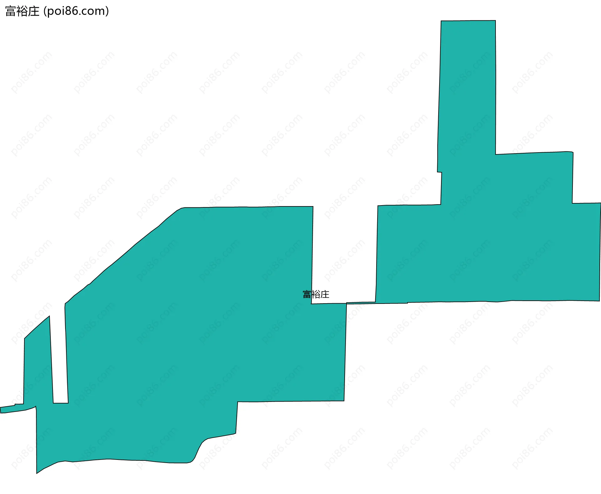 富裕庄边界地图