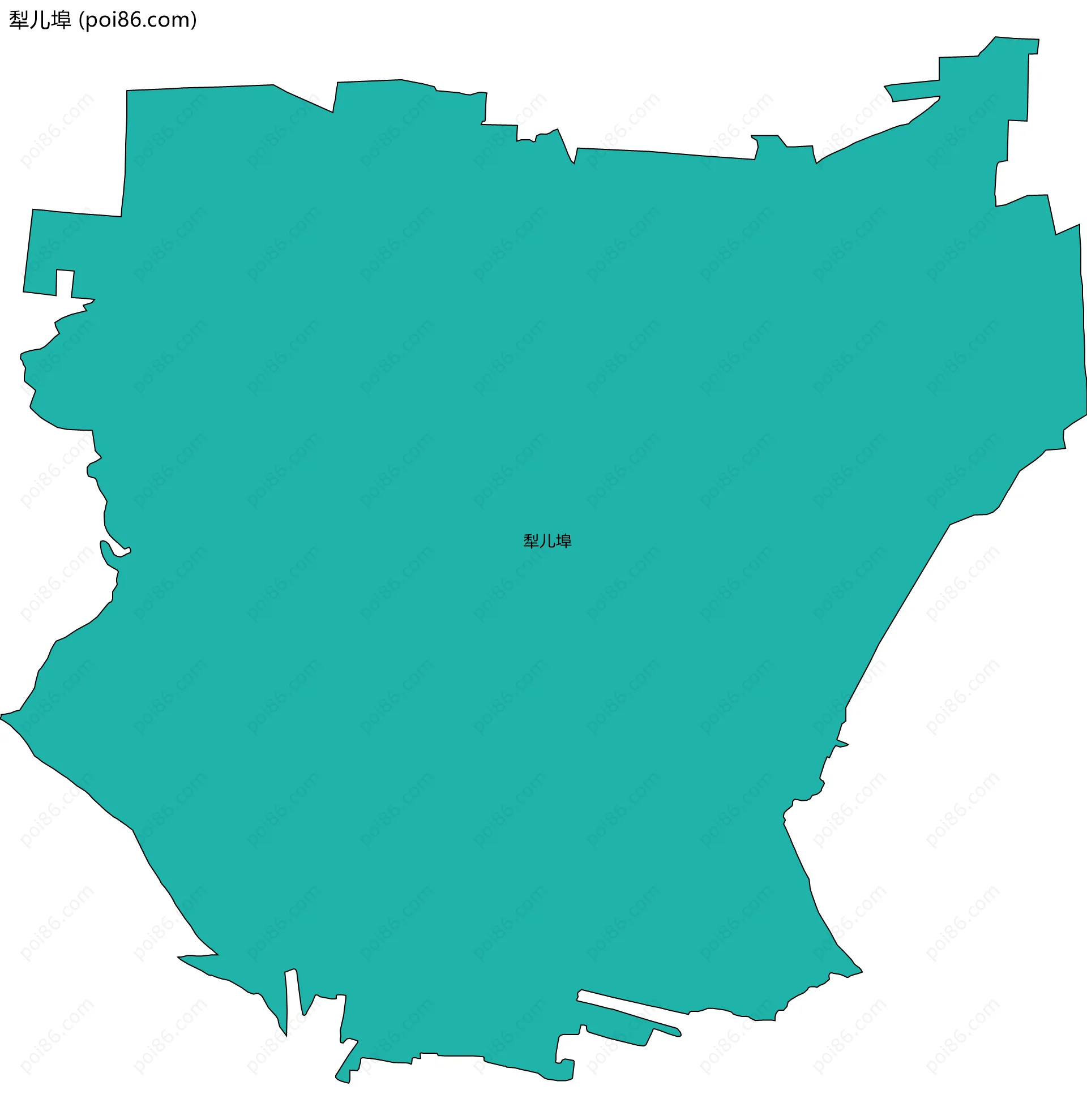 犁儿埠边界地图