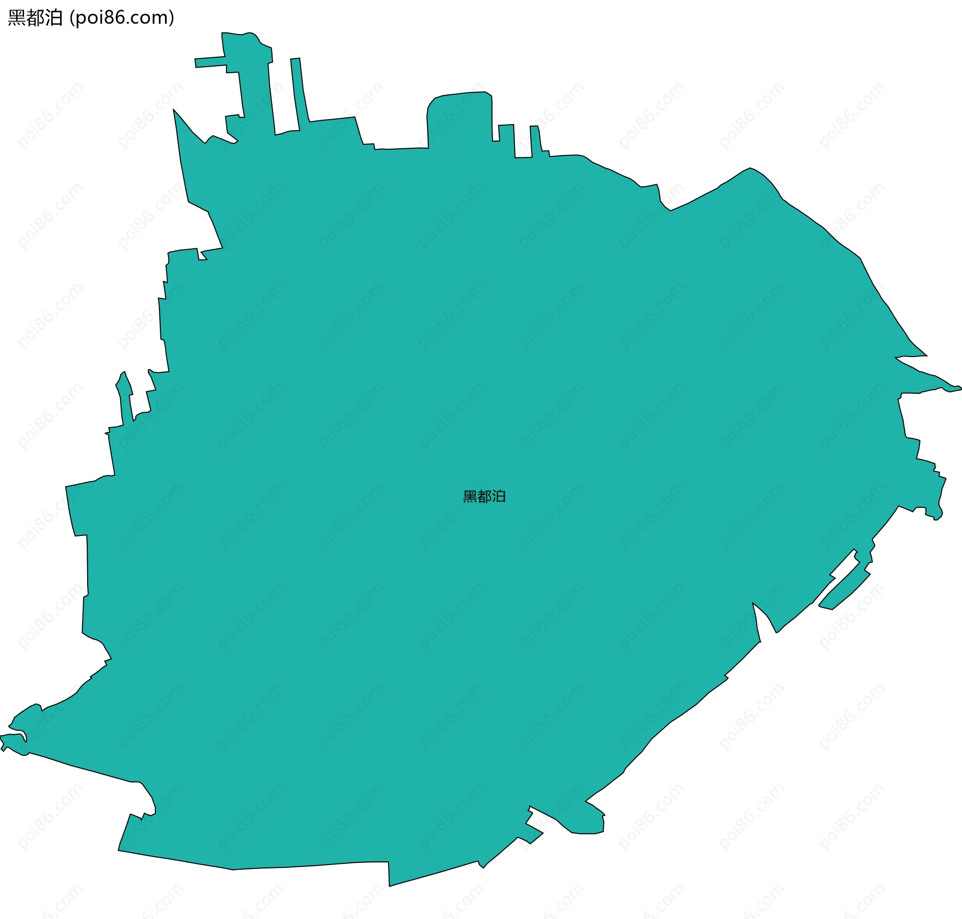黑都泊边界地图