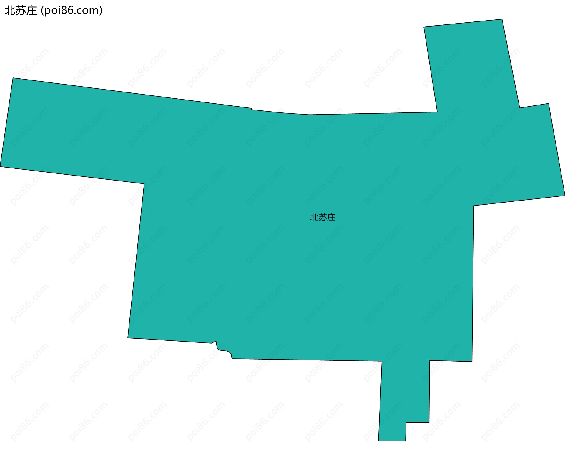 北苏庄边界地图