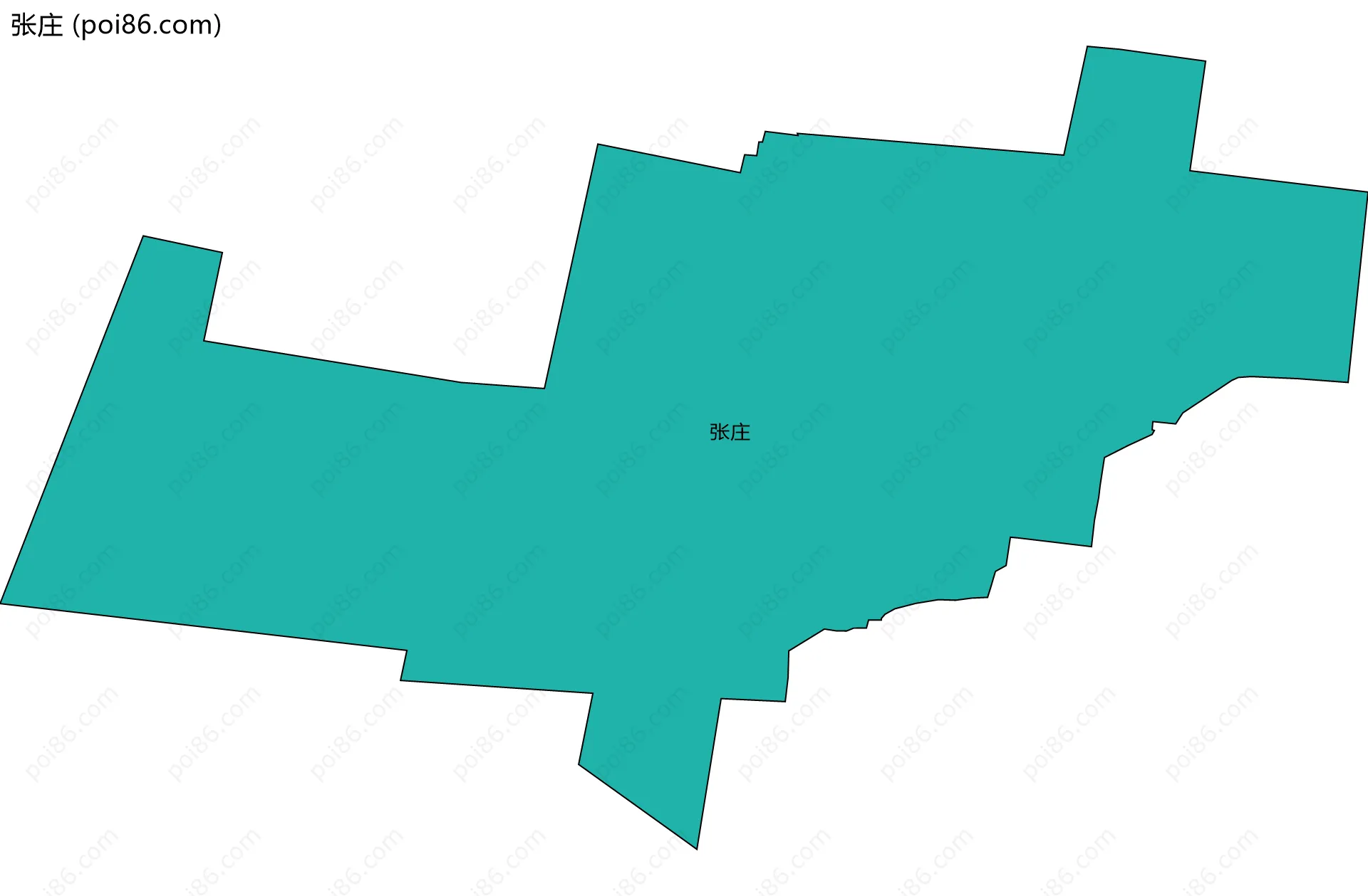张庄边界地图
