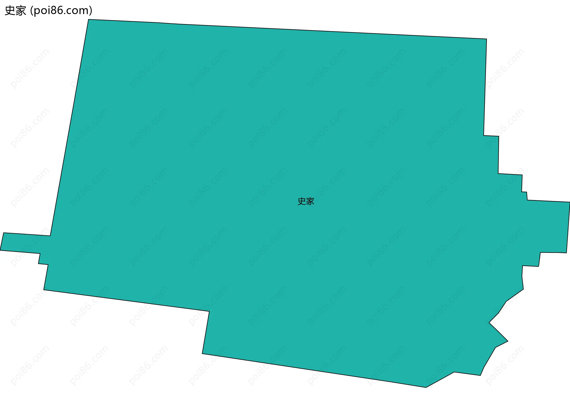 史家边界地图