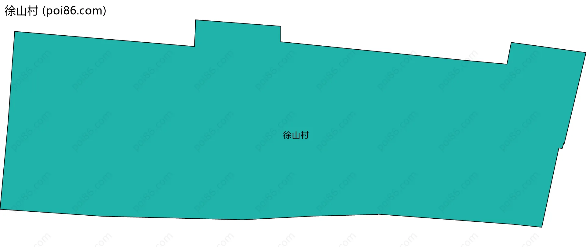 徐山村边界地图