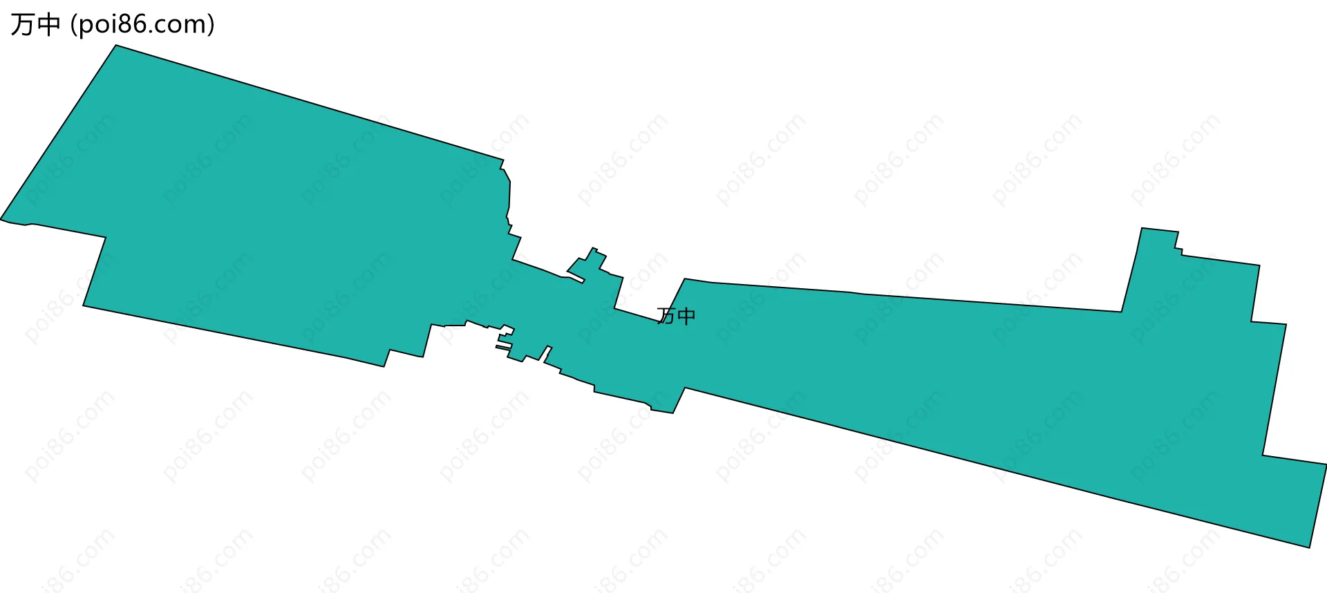 万中边界地图