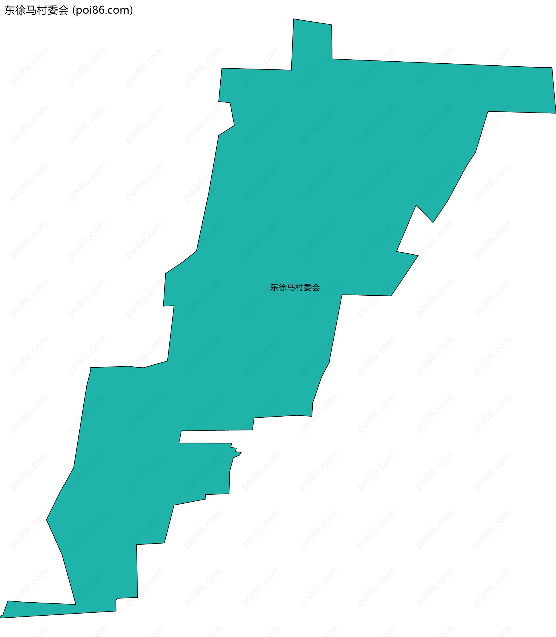 东徐马村委会边界地图