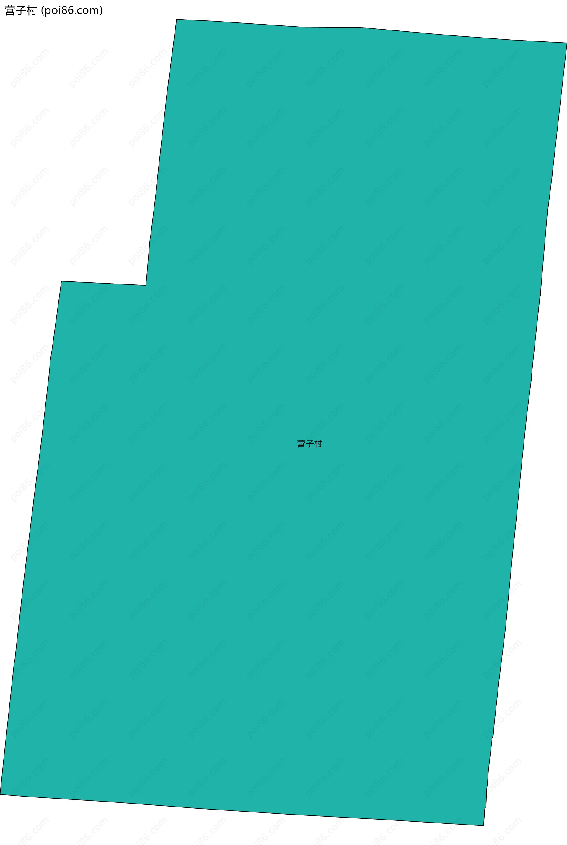 营子村边界地图