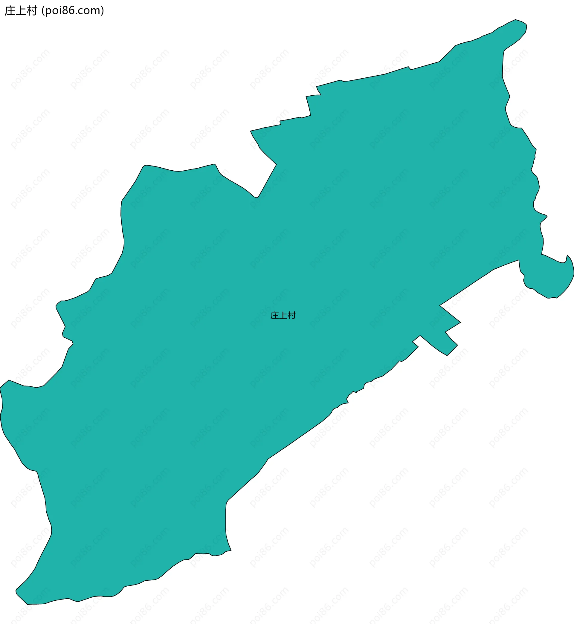 庄上村边界地图