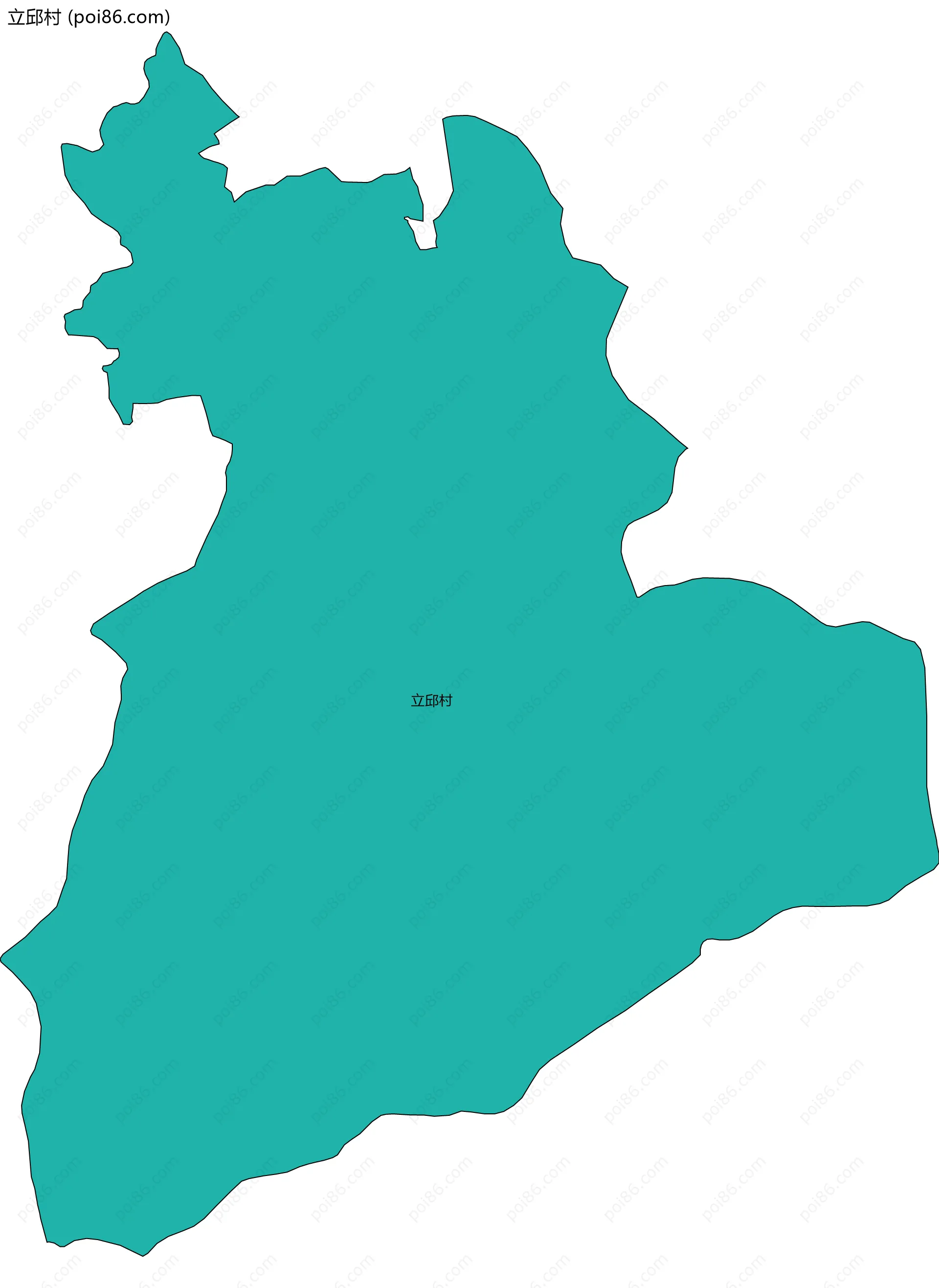 立邱村边界地图