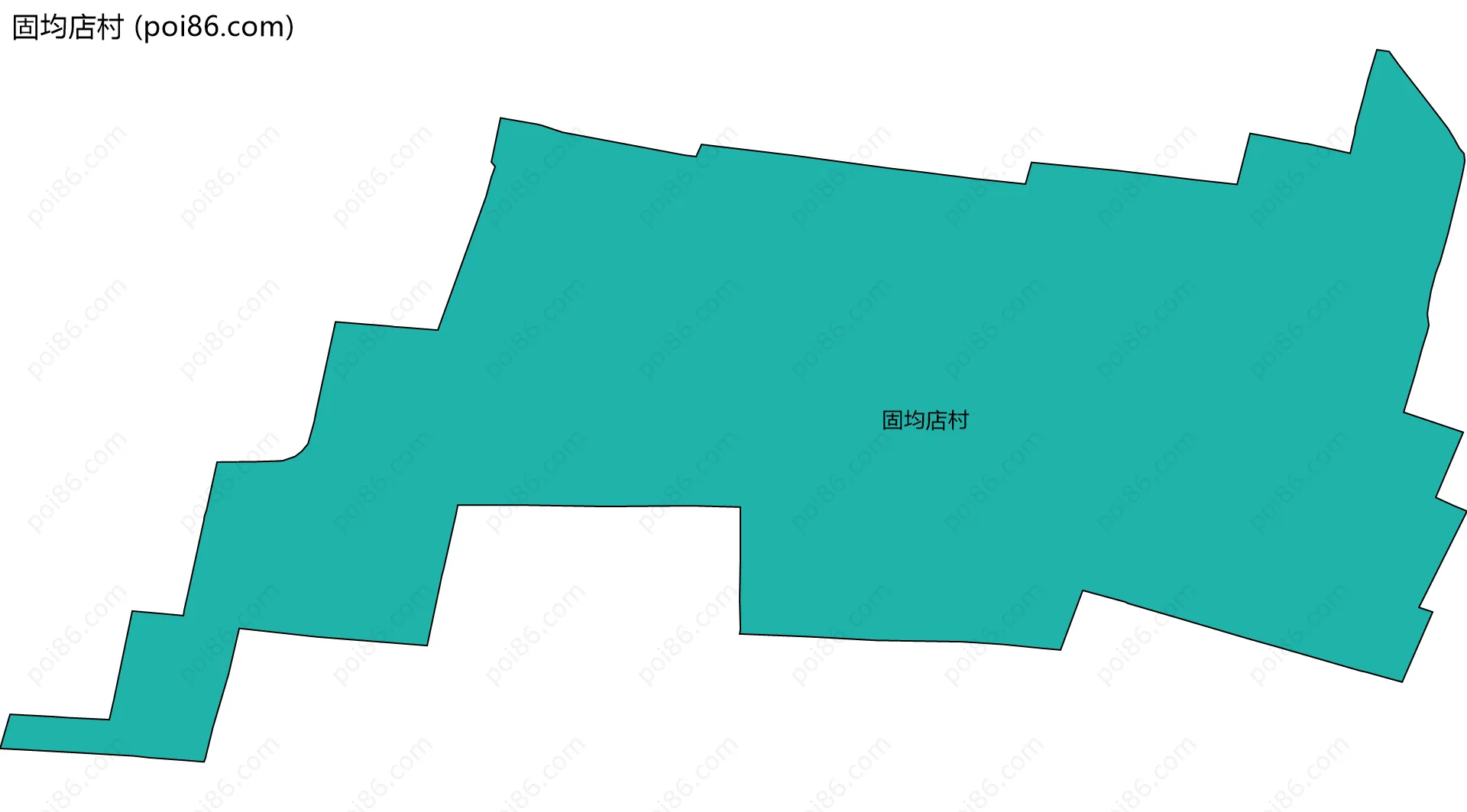 固均店村边界地图