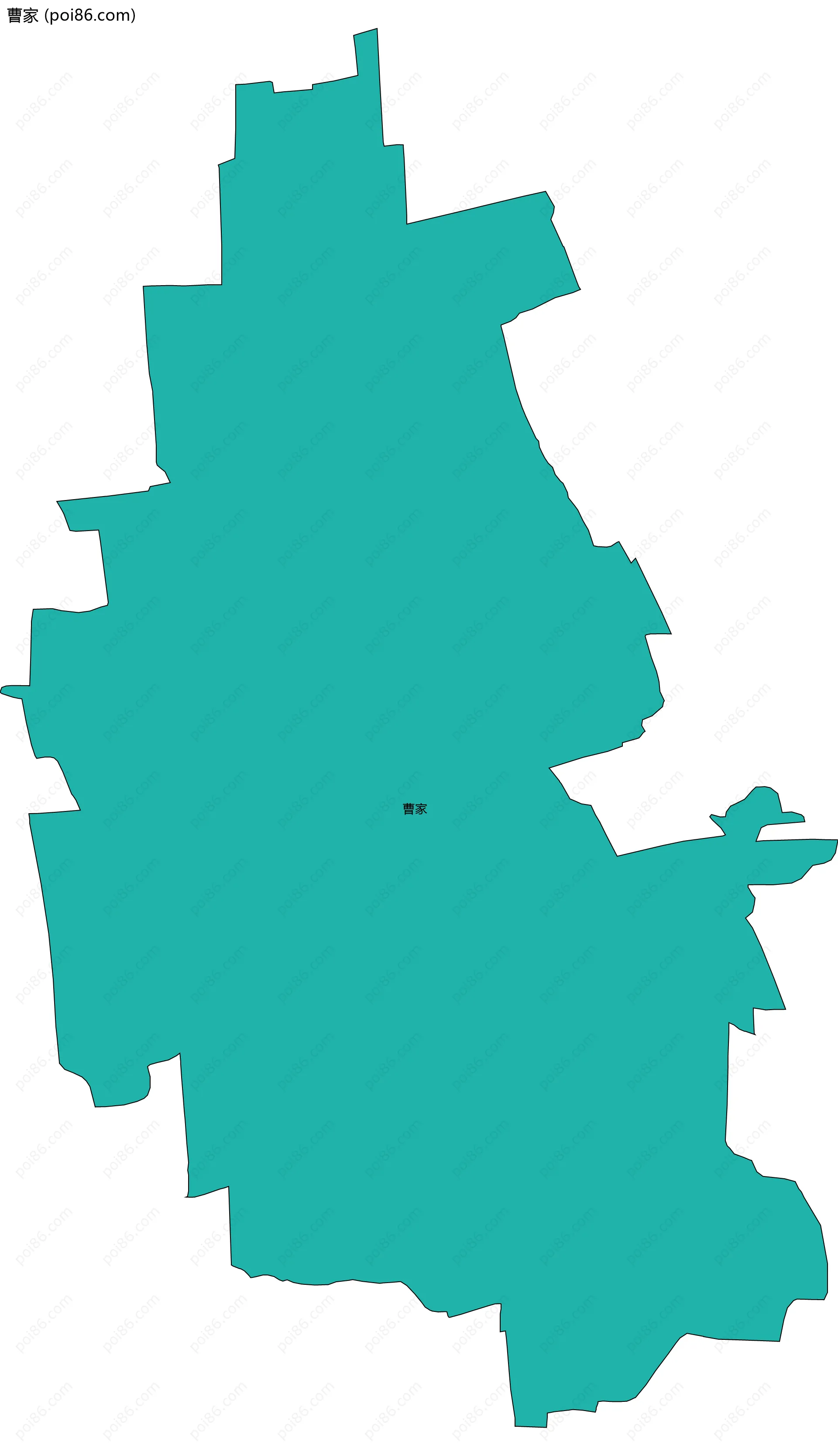 曹家边界地图