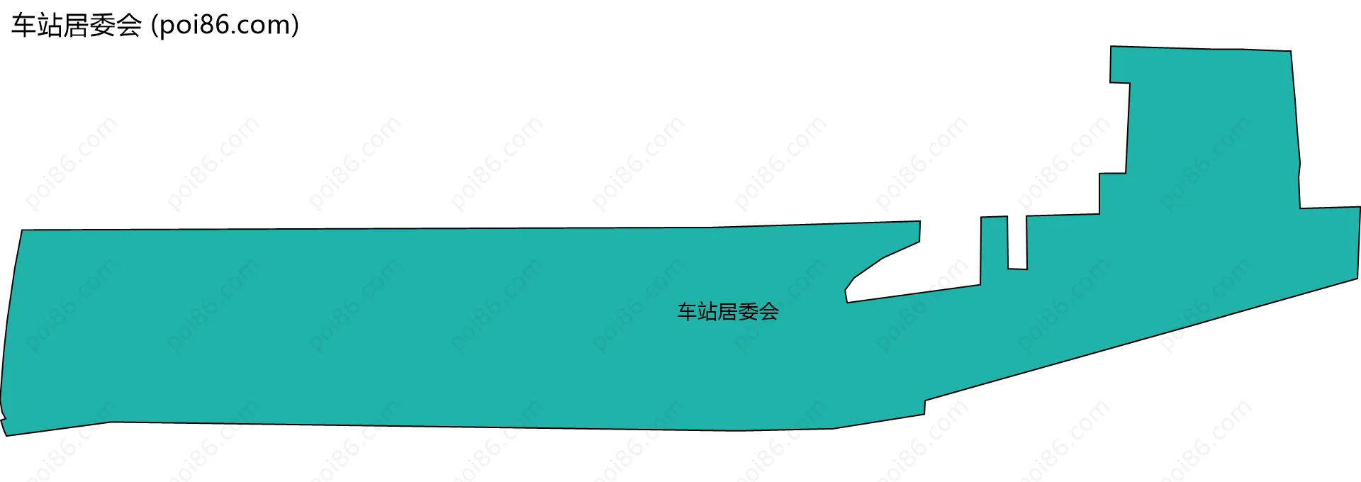 车站居委会边界地图