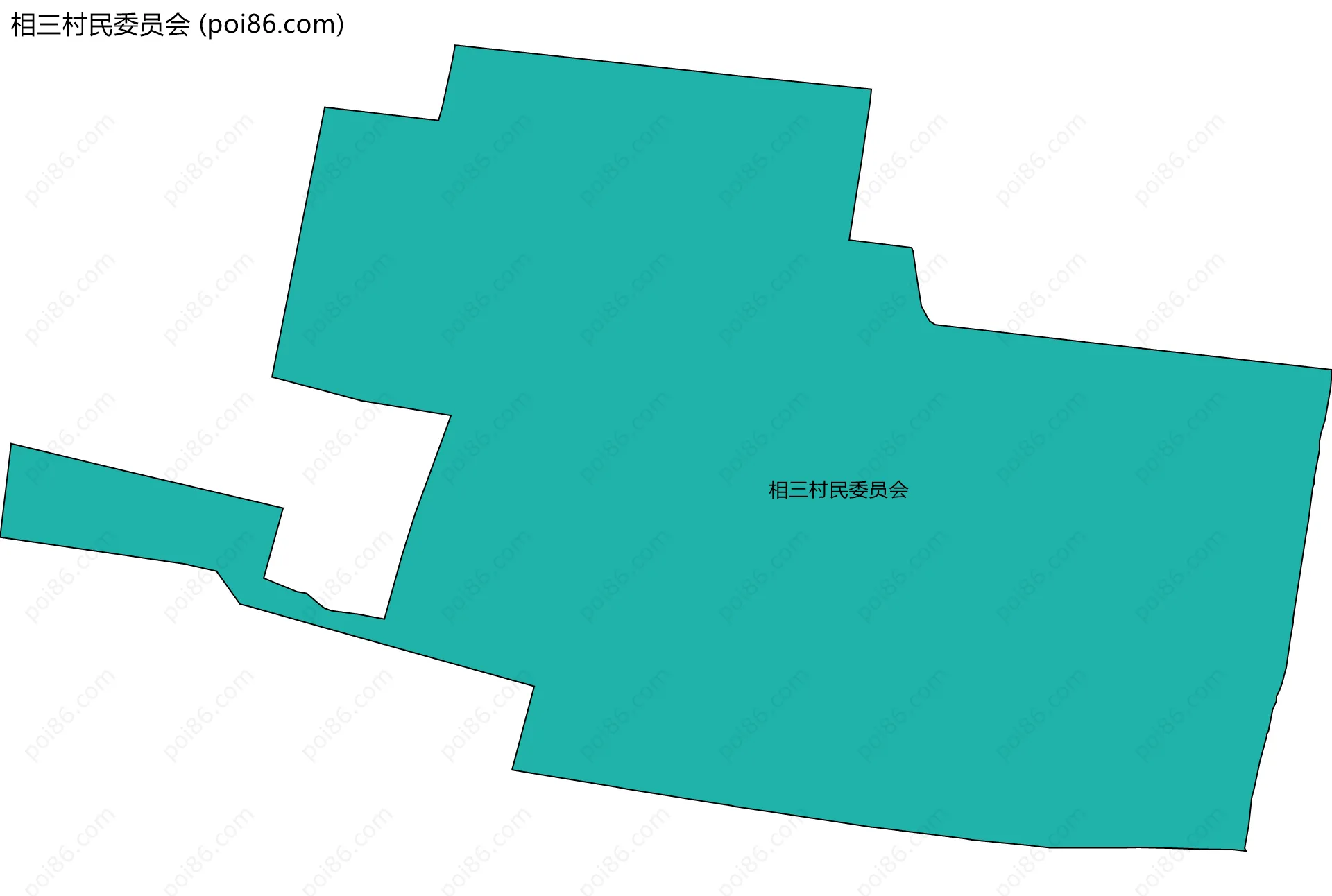 相三村民委员会边界地图