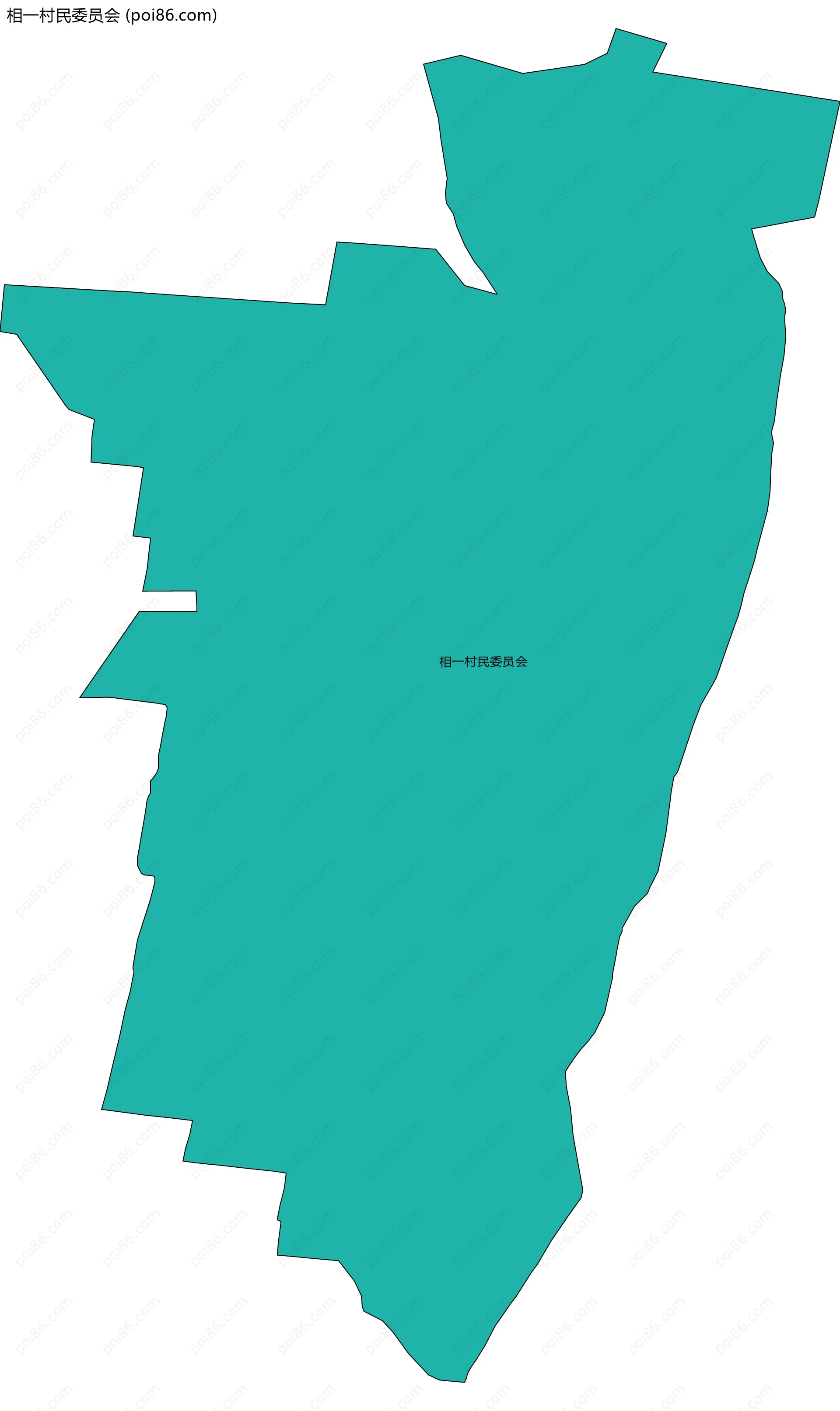 相一村民委员会边界地图