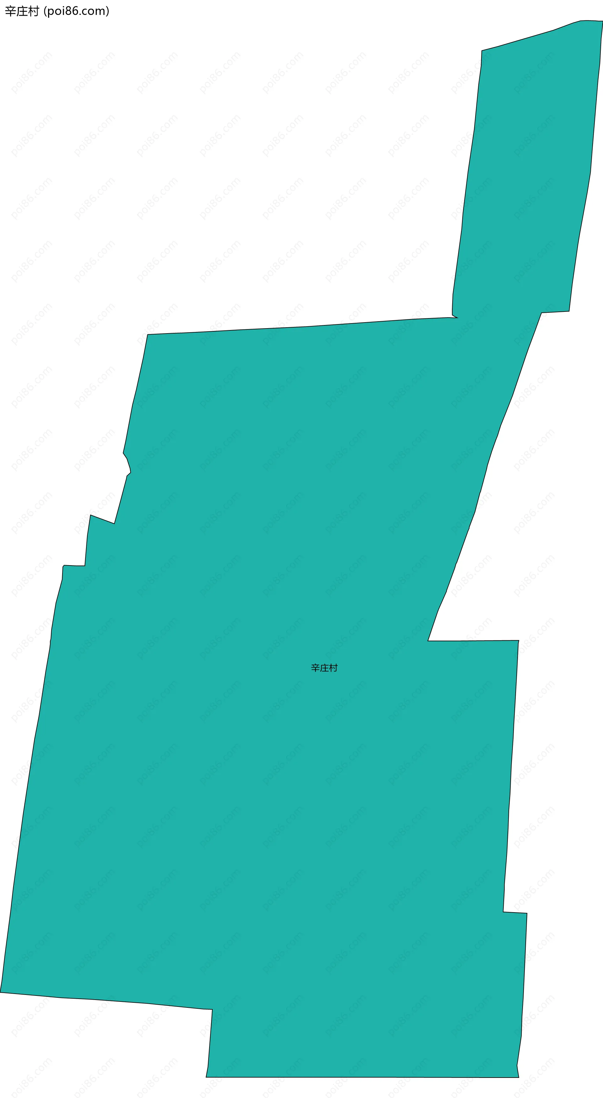 辛庄村边界地图