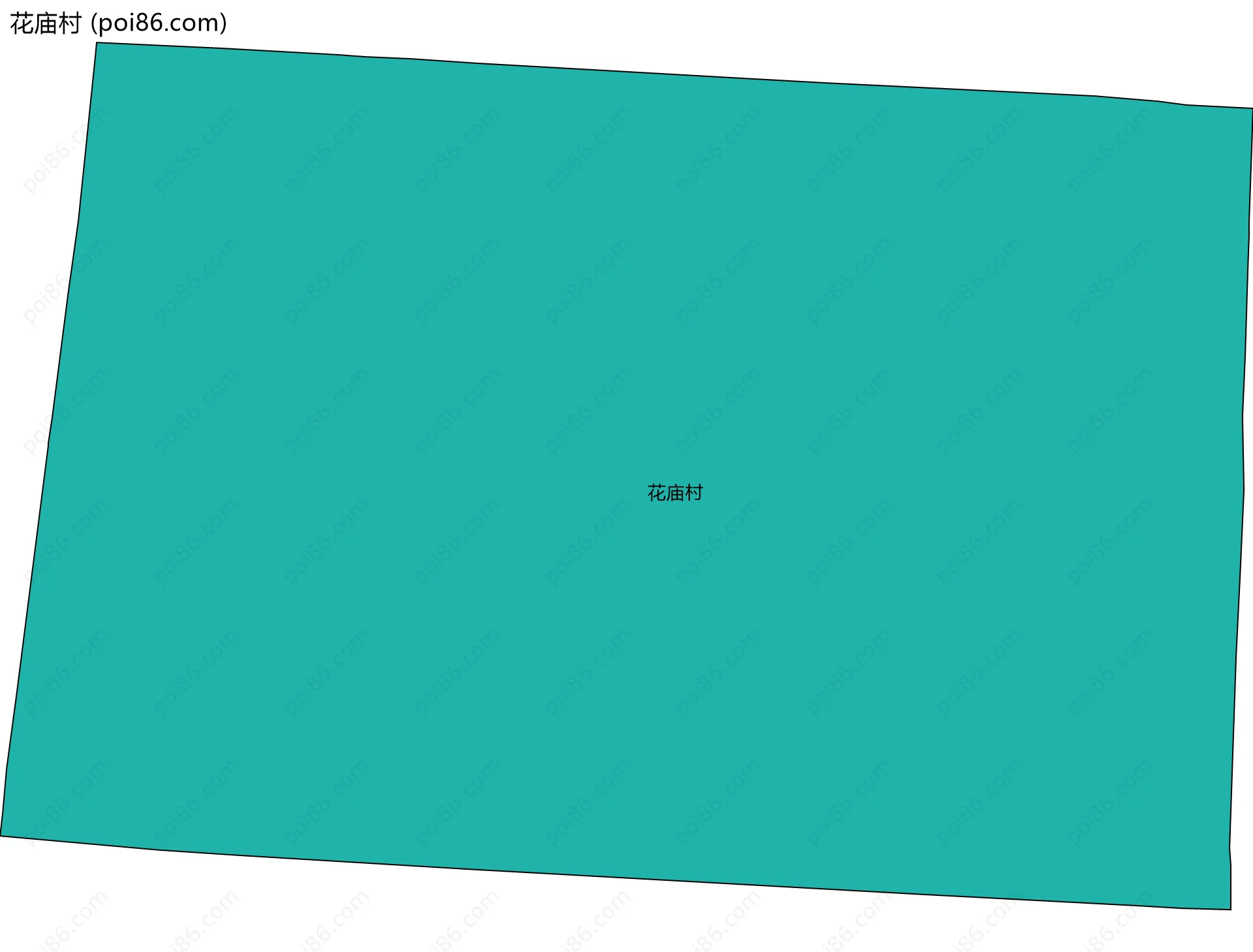 花庙村边界地图
